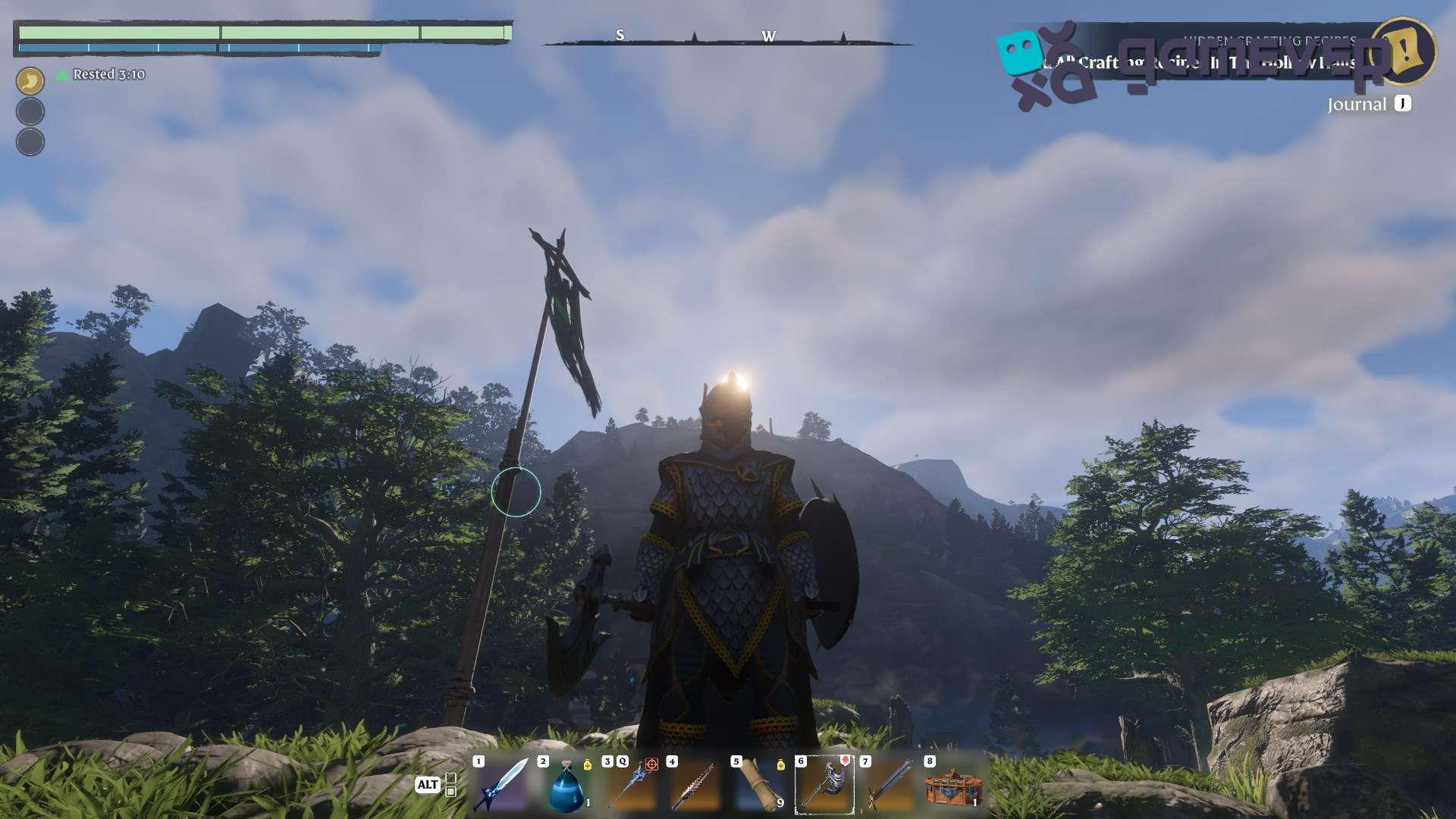 Equípate para la build de Paladín en la actualización "Back to the Shroud" de Enshrouded