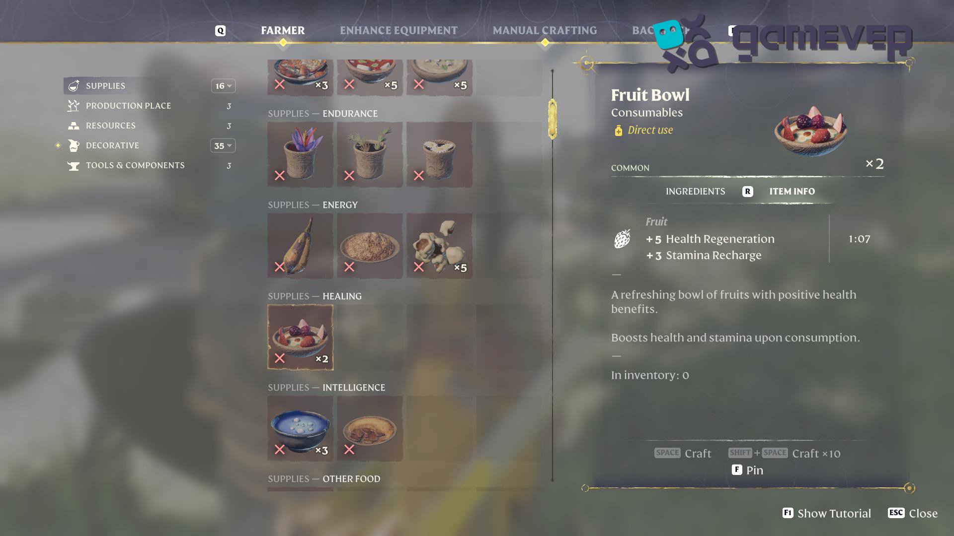Maximiza las Bonificaciones de Comida con Estómago de Postre en Enshrouded