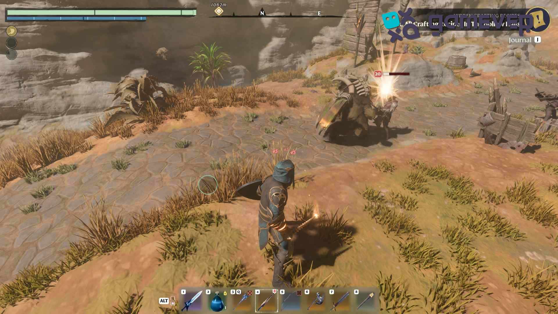 Observa a tu bestia cazar presas en Enshrouded