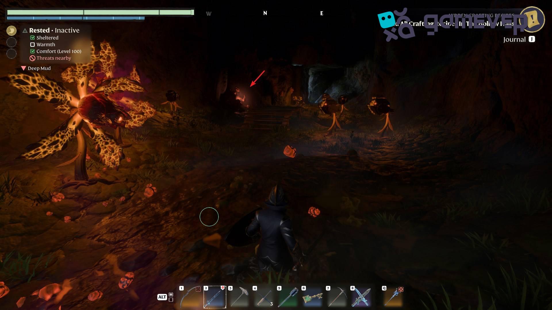 Encuentra la entrada oculta en la Actualización "Back to the Shroud" de Enshrouded