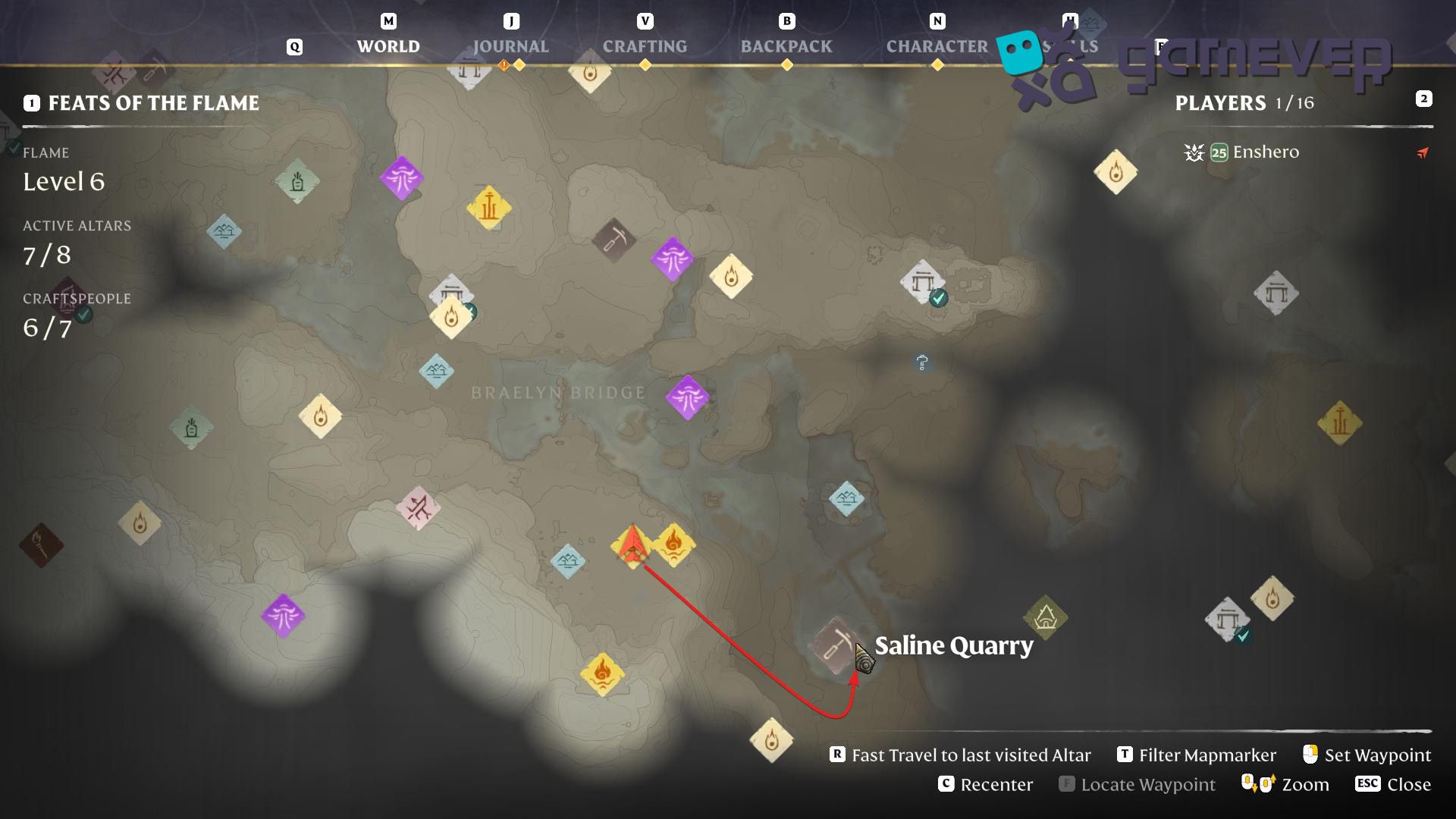 Explora la cantera de sal en busca de botín extra en la actualización "Enshrouded: Back to the Shroud