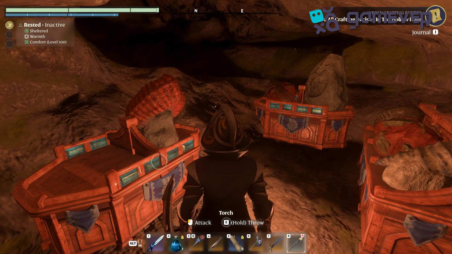 Exhibe con orgullo tu Gran Fósil de Amonite en la actualización "Enshrouded: Back to the Shroud