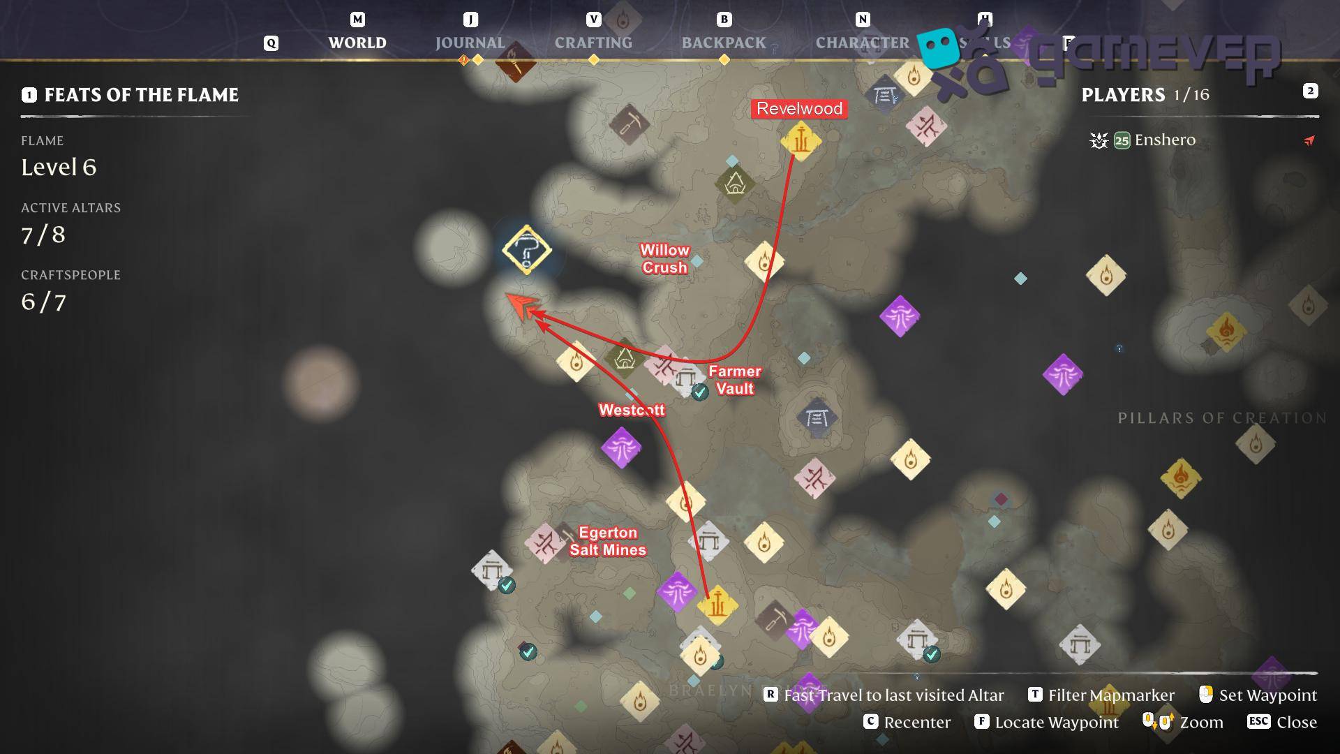 Toma la ruta directa desde la Aguja Antigua de Springlands