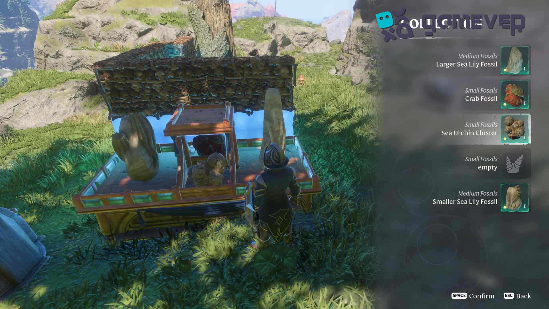 Crea una Vitrina de Fósiles para objetos coleccionables en Enshrouded: Back to the Shroud Update