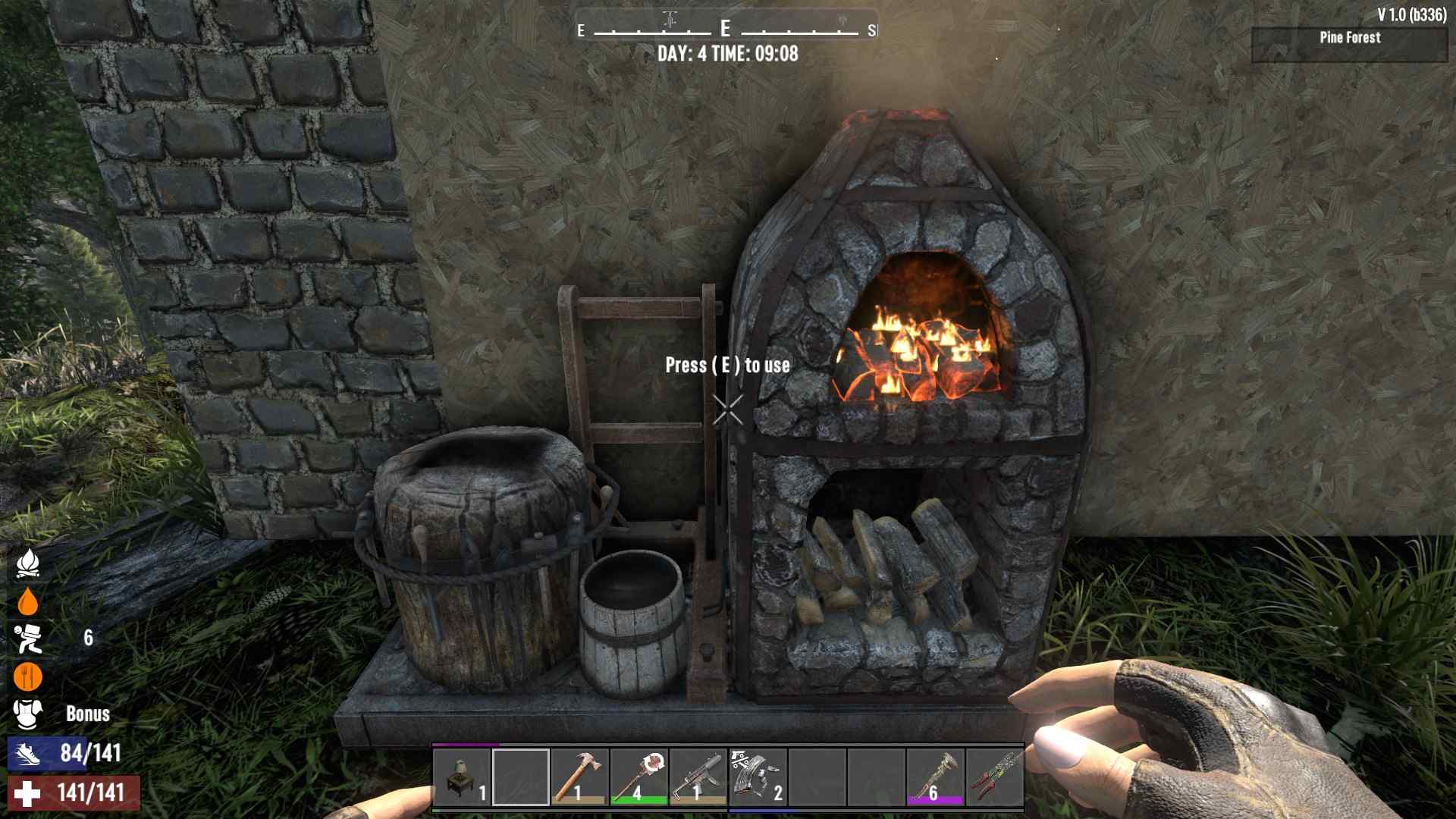 Smelt Clay Soil into Clay using your Forge in 7D2D 1.0