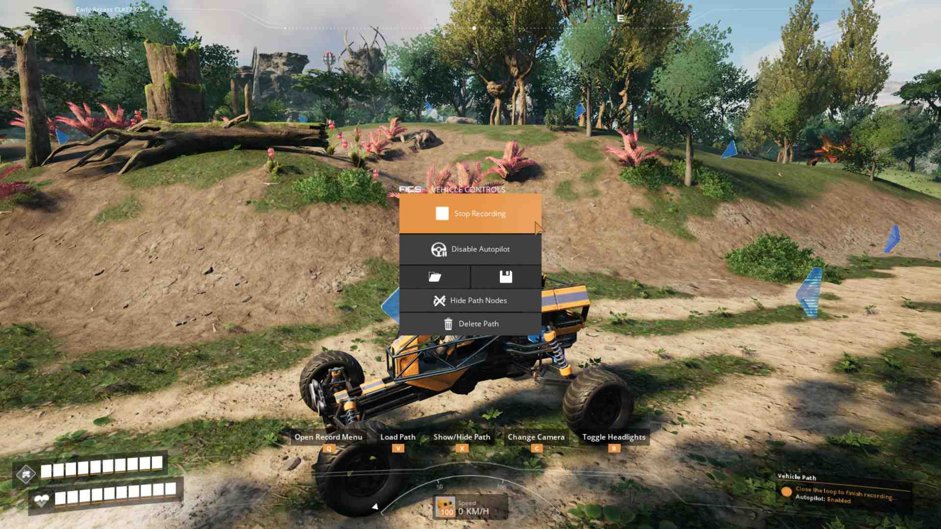 Automatisiere deine Routen mit der Selbstfahrfunktion in deinem Explorer in Satisfactory