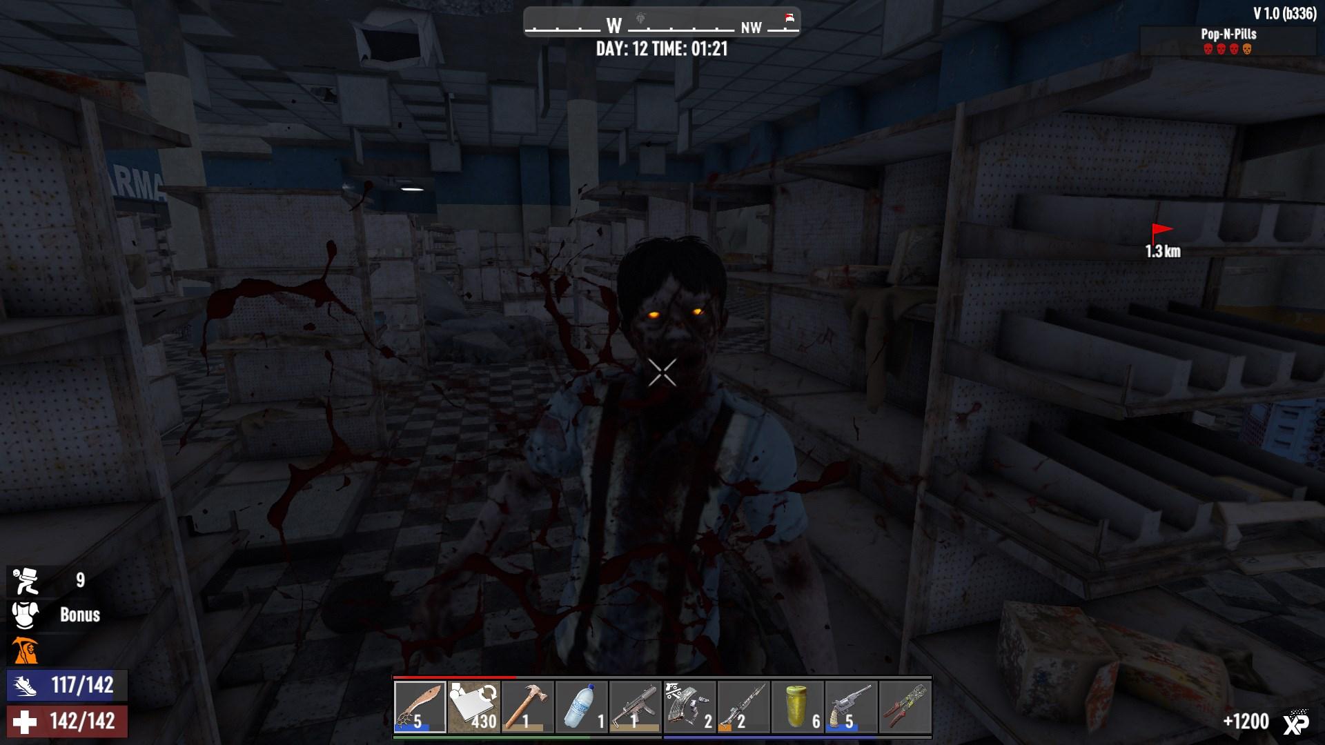 Avoid getting hit to prevent infections in 7D2D 1.0