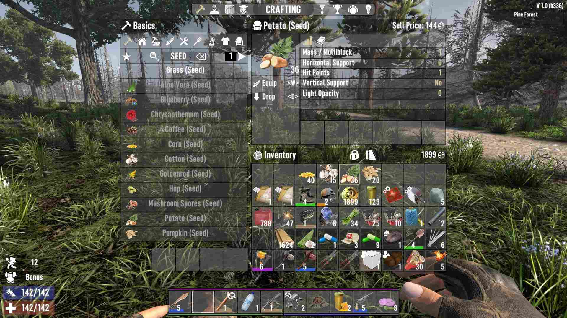 Finde heraus, wie du Samen effektiv bekommst und nutzt in deinem 7 Days to Die Farm
