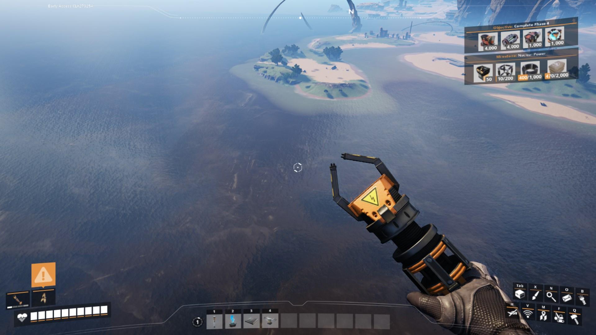 Springe von einer Klippe oder nutze ein Jetpack für einen tiefen Tauchgang in Satisfactory