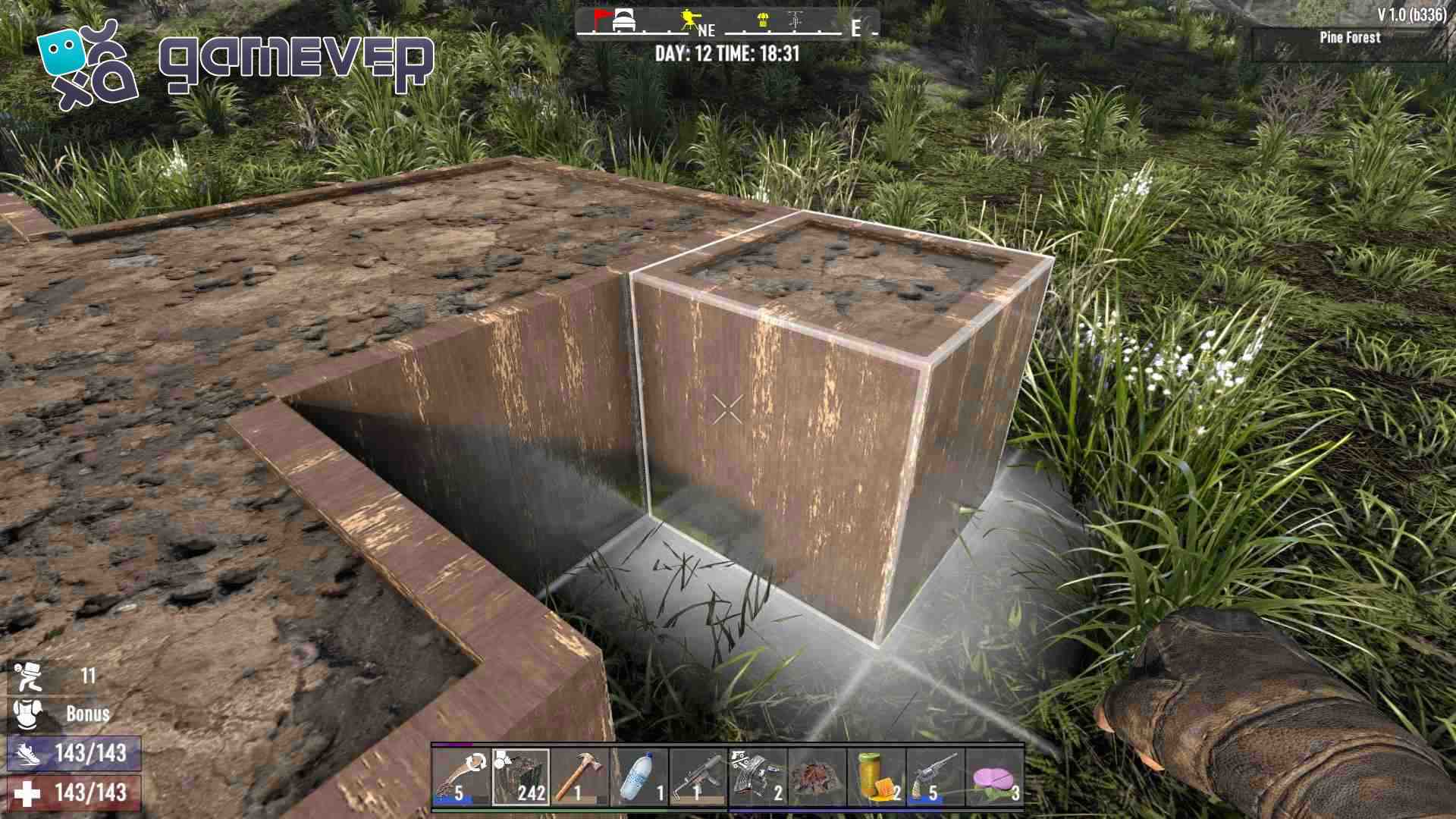 Fabrica y construye parcelas de cultivo en tu base para plantar semillas en 7 Days to Die