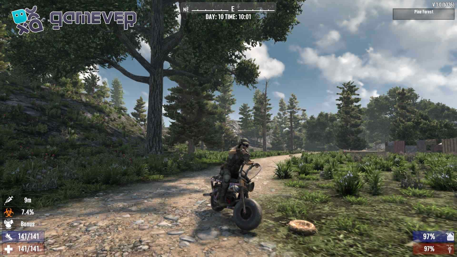 Conduce con confianza con una bicicleta reparada en 7D2D 1.0