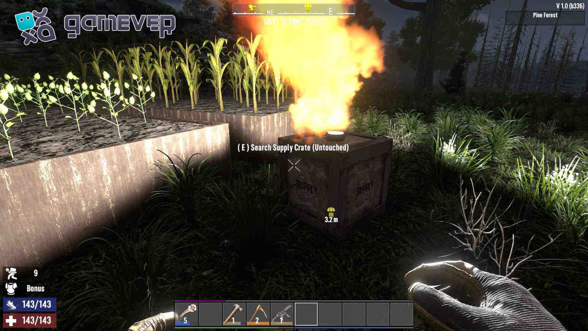 Utiliza spawnsupplycrate para obtener botín aleatorio en 7D2D 1.0