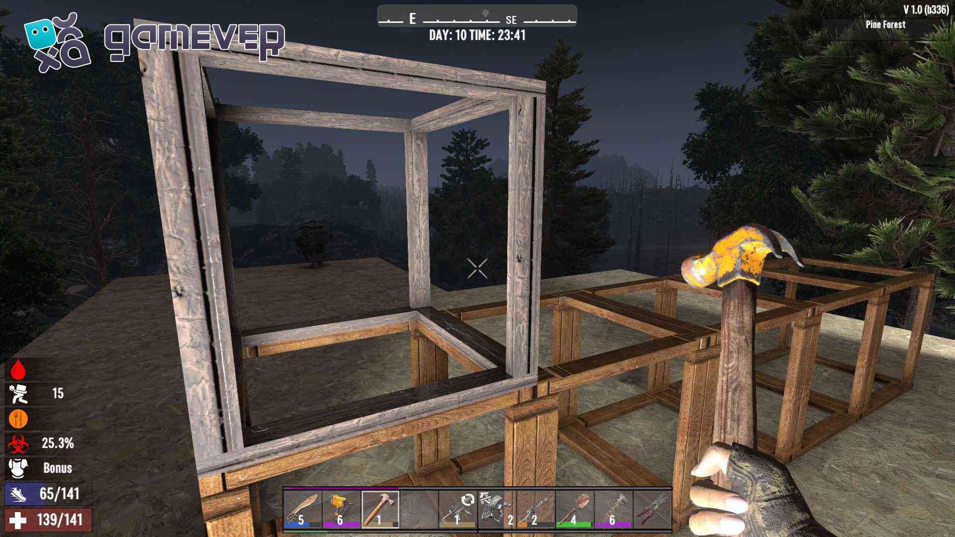 Maximiza tu base con Bloques de Acero en 7D2D 1.0