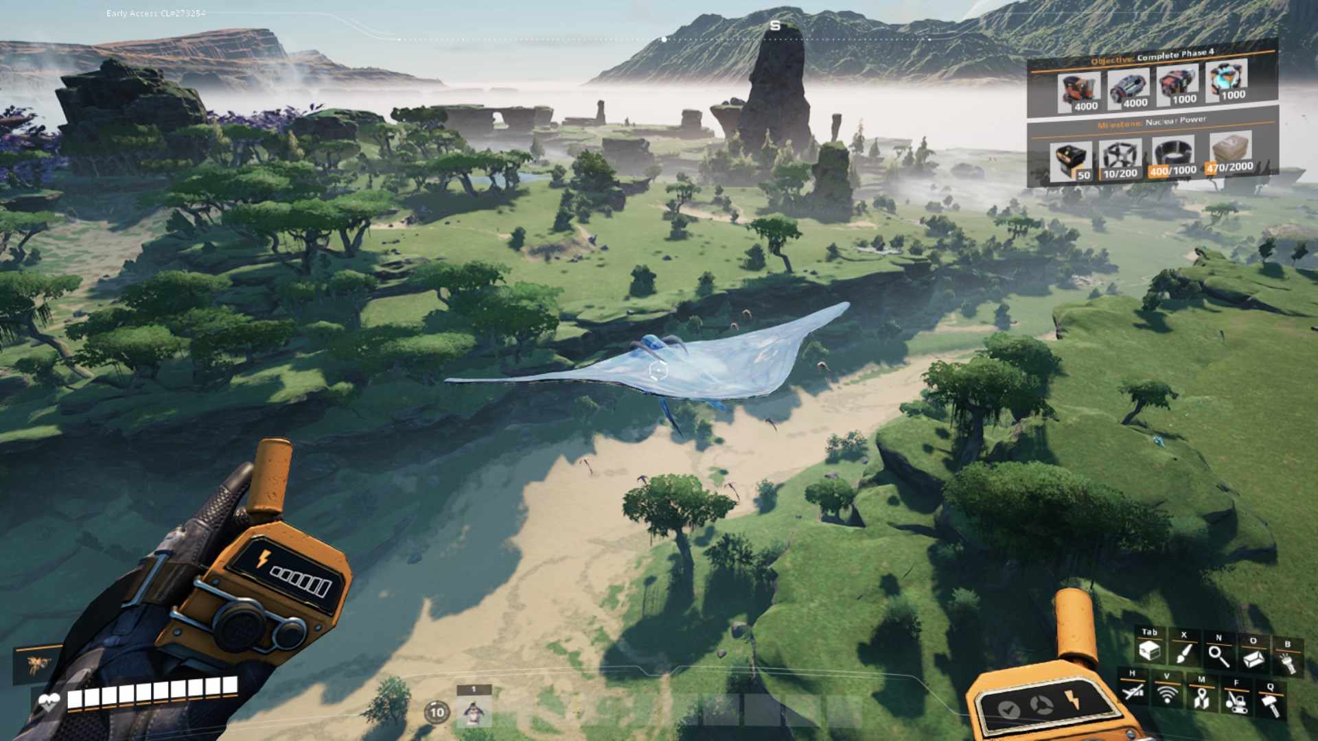 Rüste das Hover Pack aus, um in Satisfactory fliegen zu können