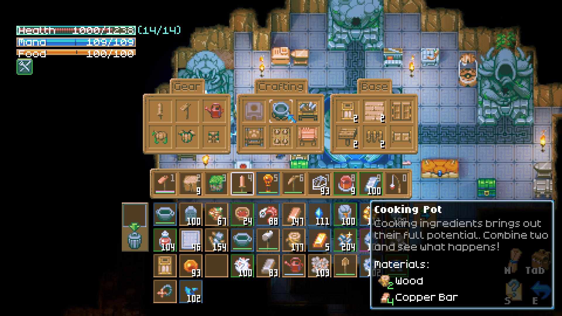 Stelle deinen Kochtopf am Werkbank in Core Keeper 1.0 her