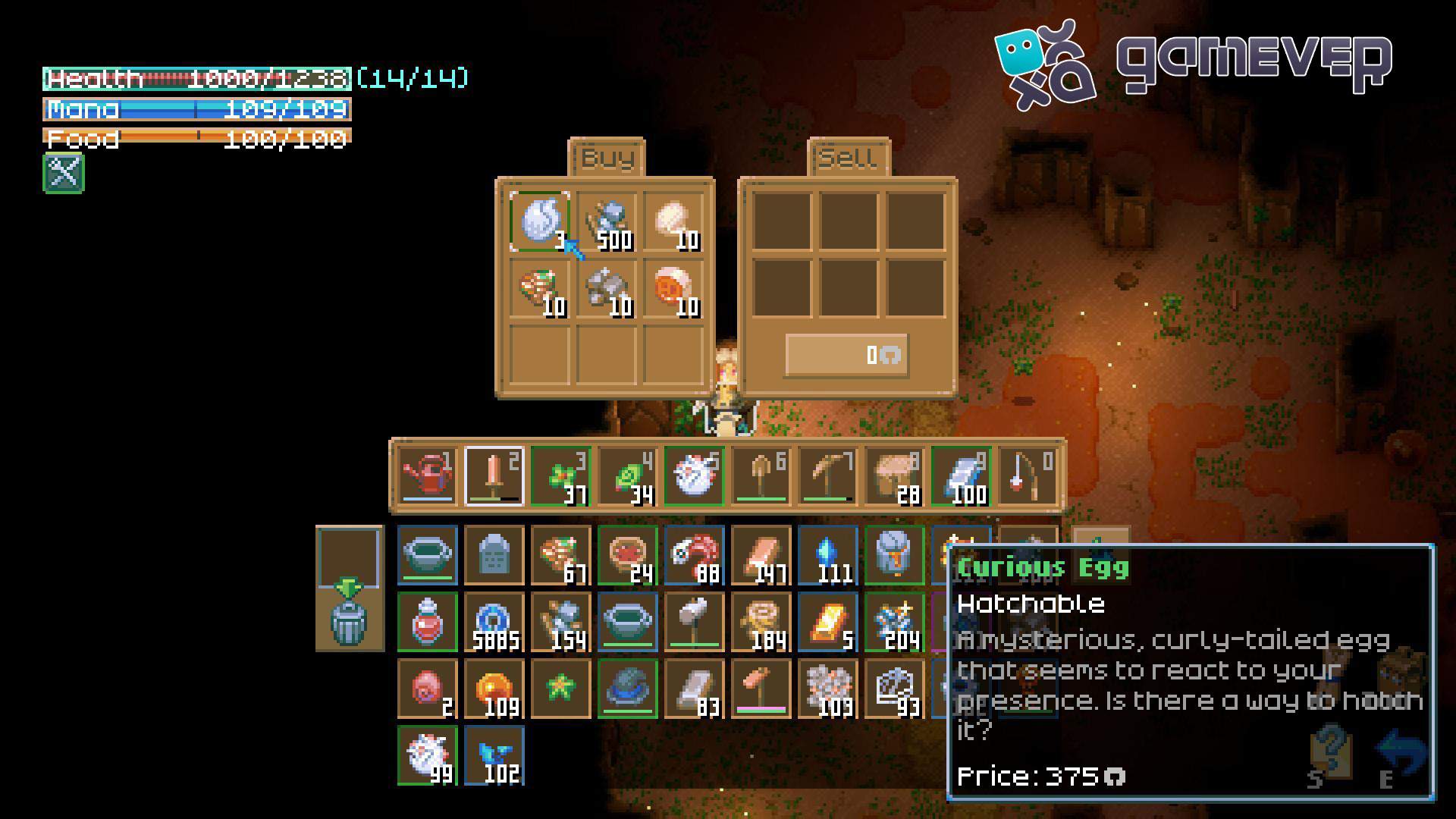 Encuentra o compra un huevo incubado en Core Keeper 1.0