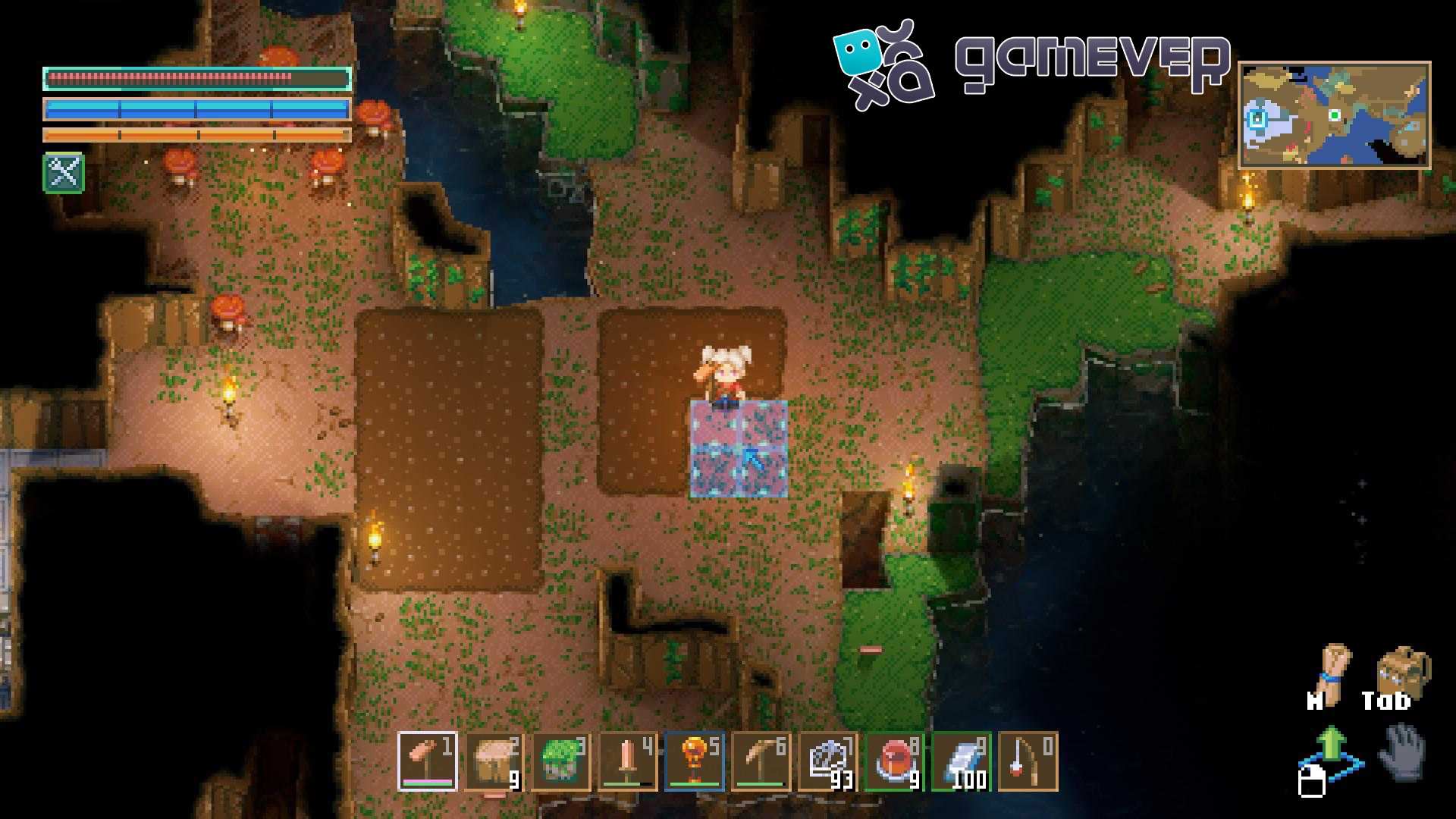 Arar la tierra en Core Keeper 1.0