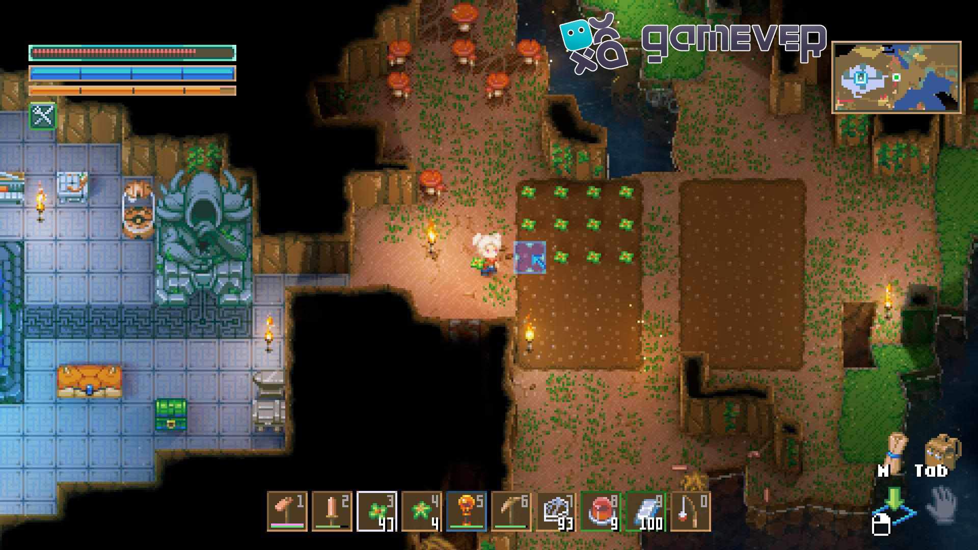 Plantar semillas en Core Keeper 1.0