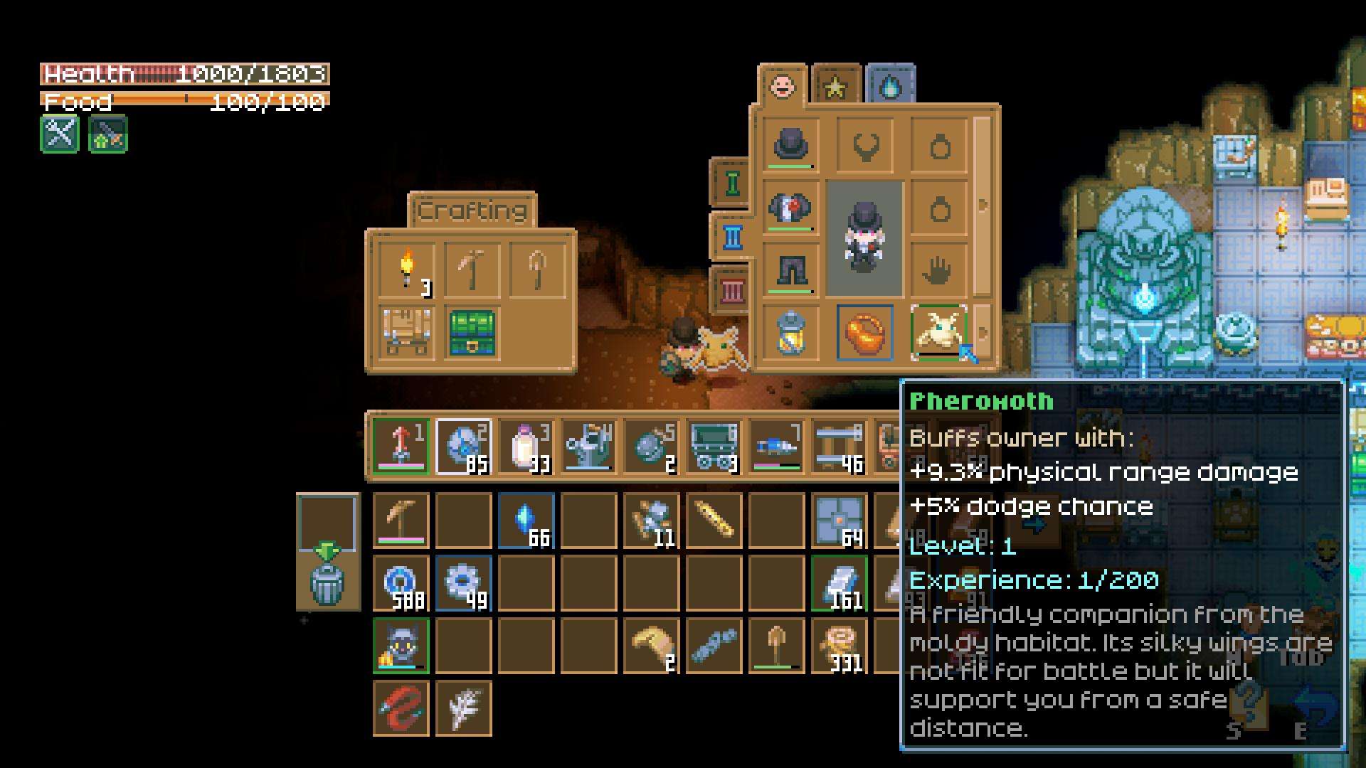 Statte dein neues Haustier in Core Keeper 1.0 aus