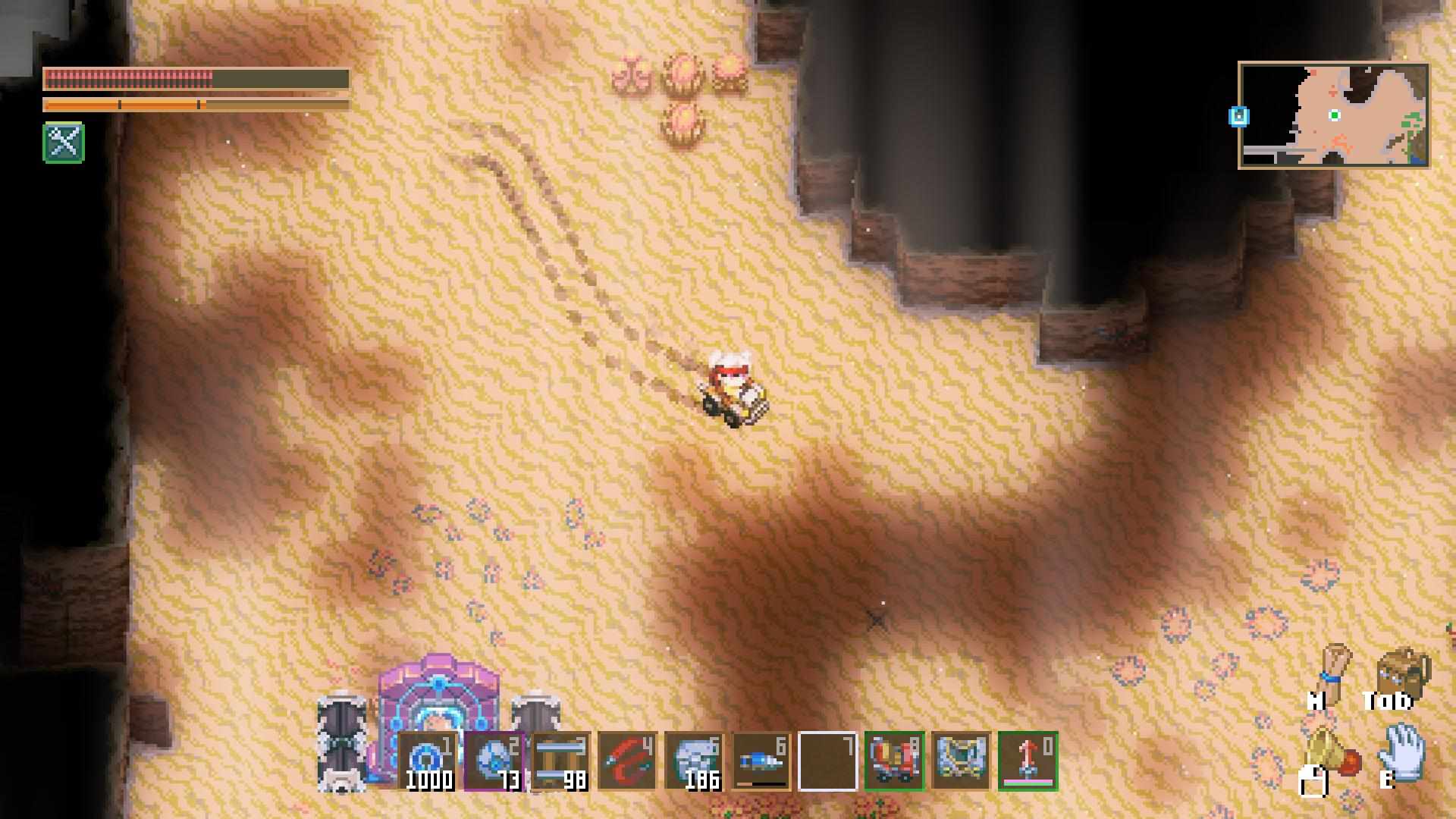 Use the Renegade Go-Kart to become fast and more maneuverable in Core Keeper 1.0