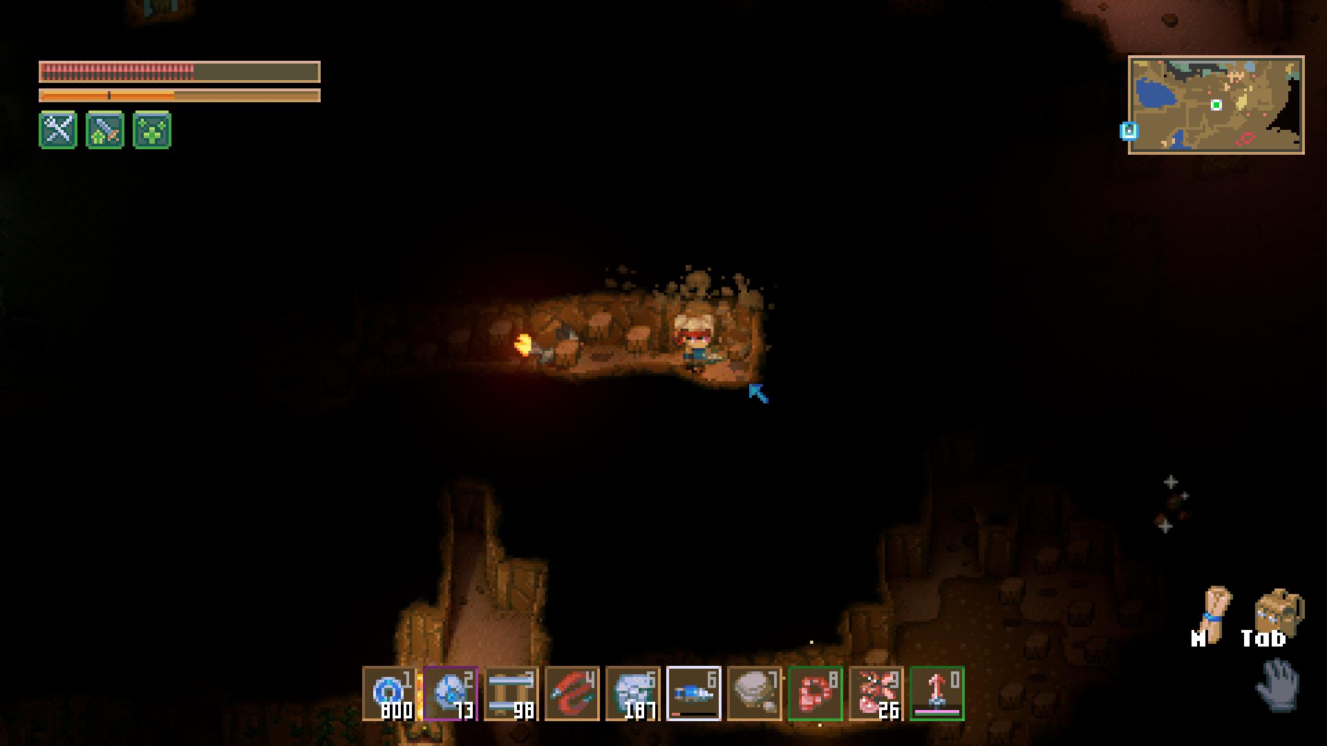 Dig deep and level up your Mining skill in Core Keeper 1.0