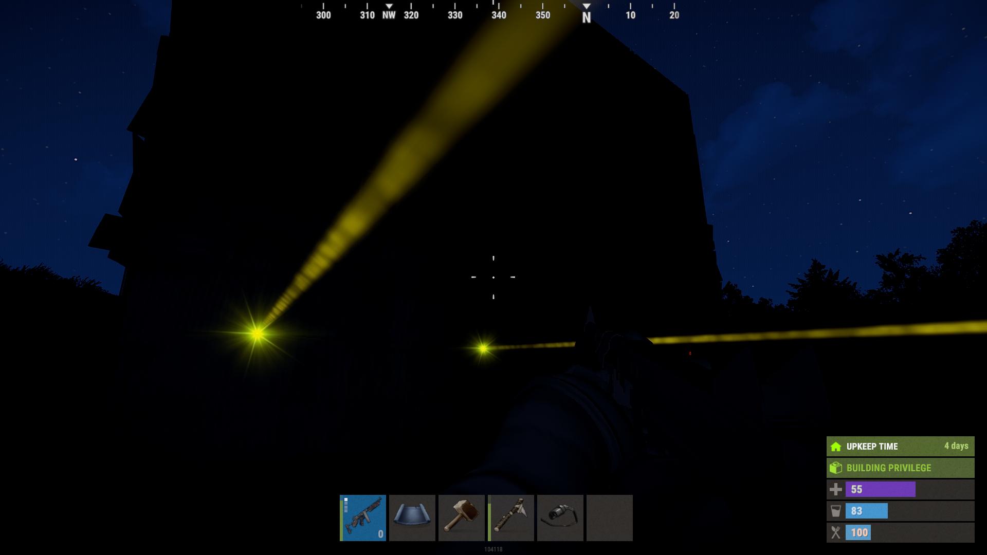 Verwalte die Farben des Detektorlasers in Rust