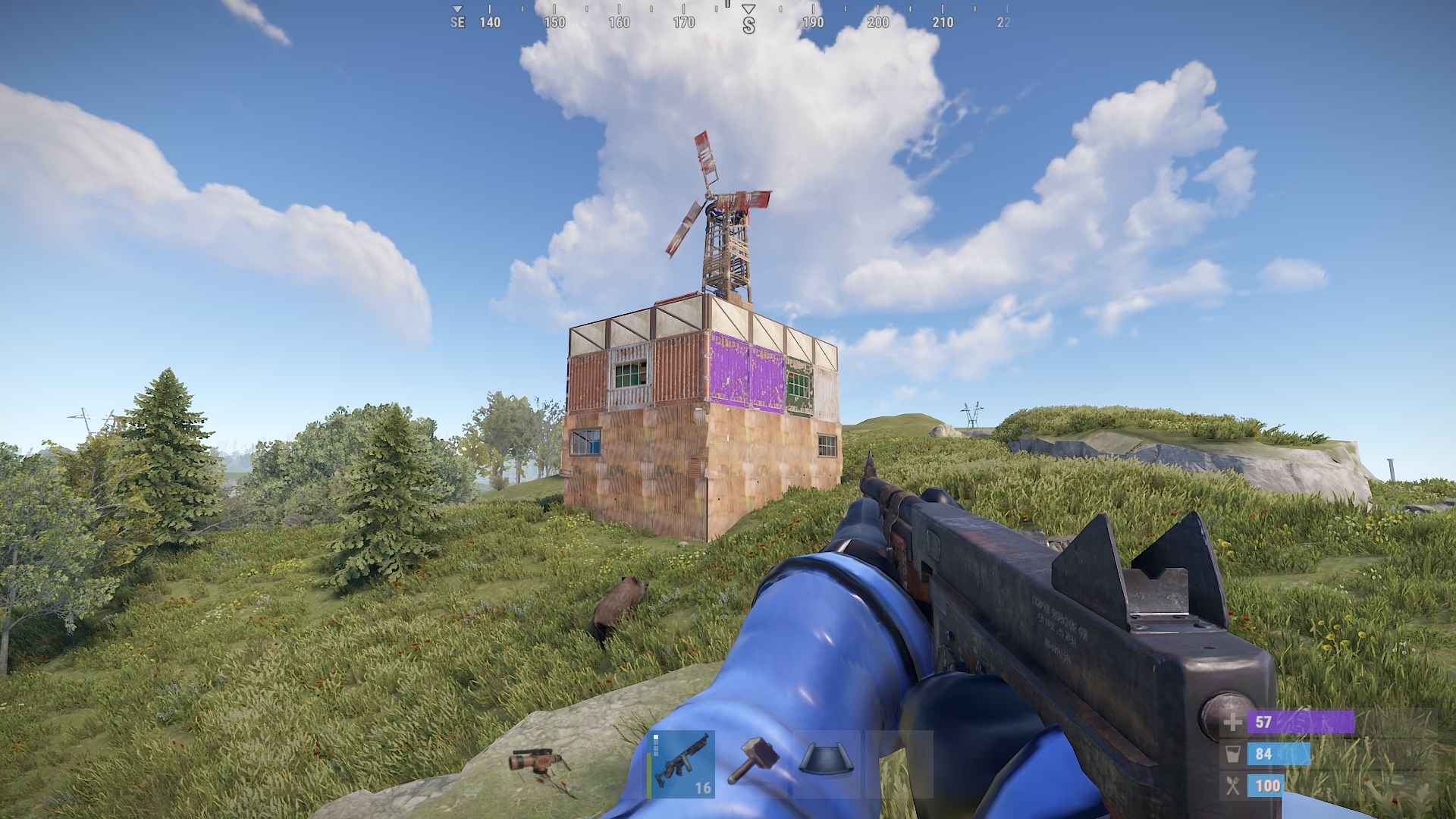 Sorge für klaren Raum um Deine Windkraftanlage in Rust