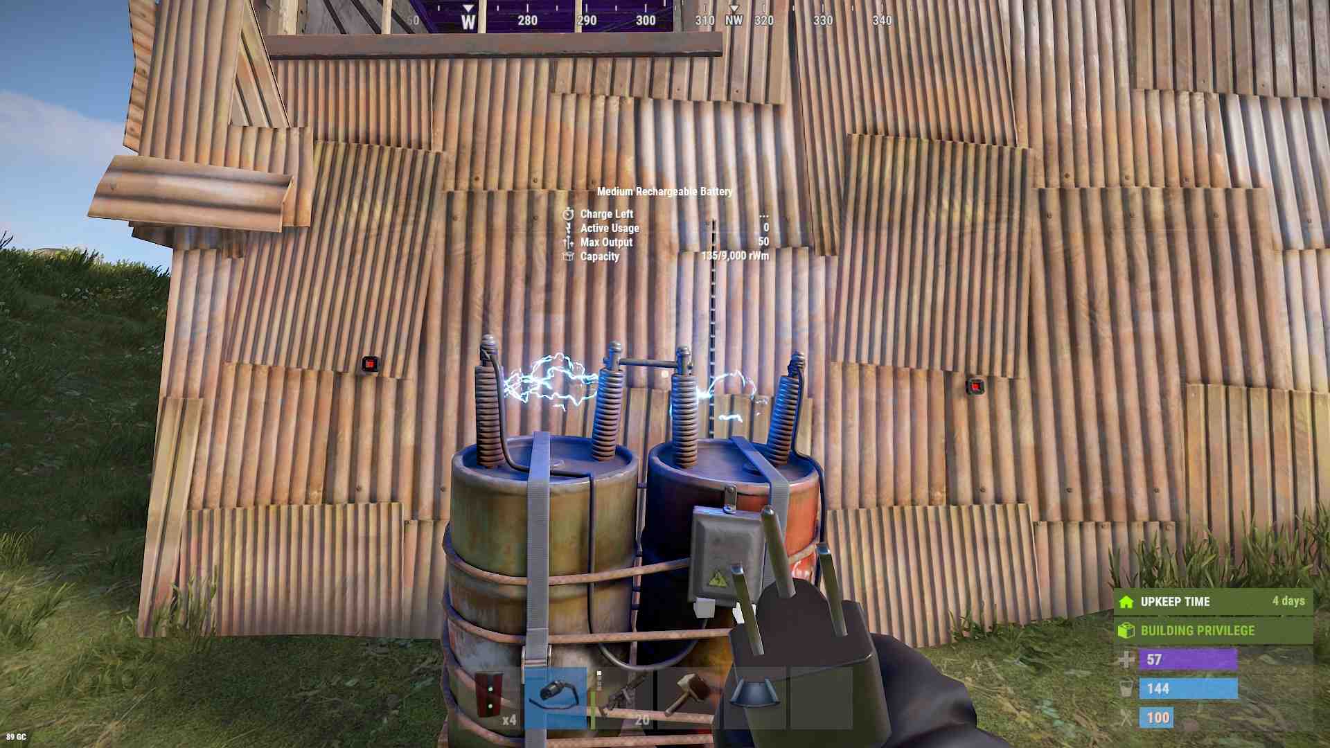 Lade Deine Batterie schnell auf in Rust