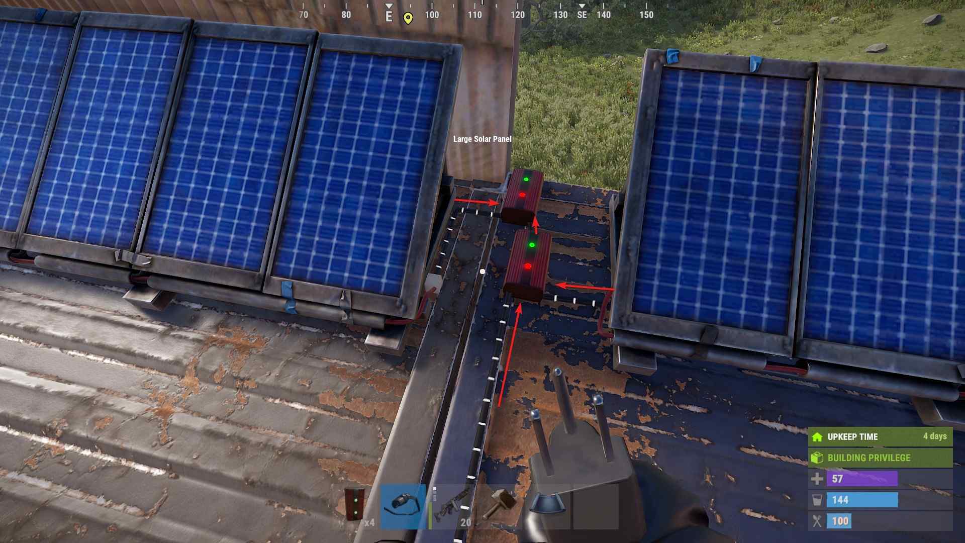 Richte mehrere Quellenverbinder ein, um mehr Stromquellen zu verbinden in Rust