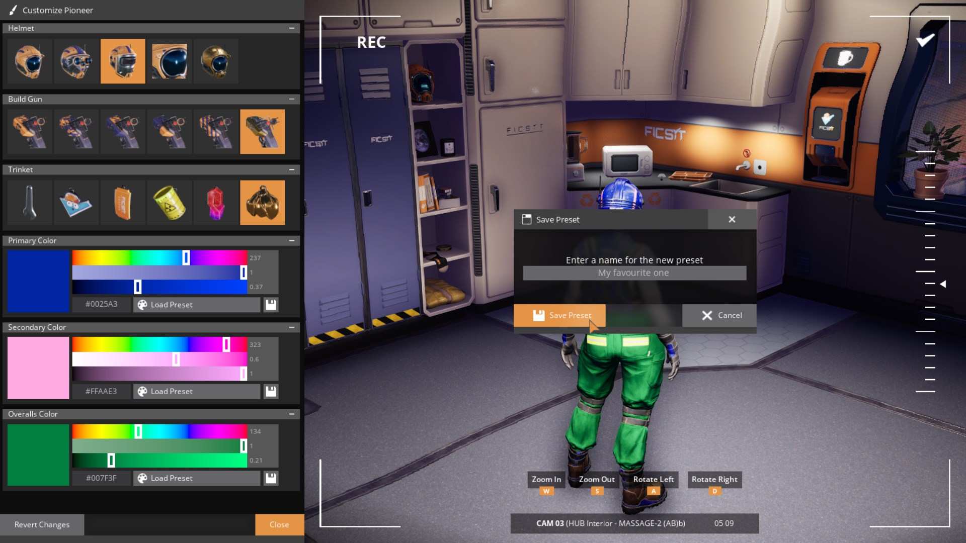 Speichere mehrere Presets, um täglich deinen Stil in Satisfactory Release 1.0 zu wechseln