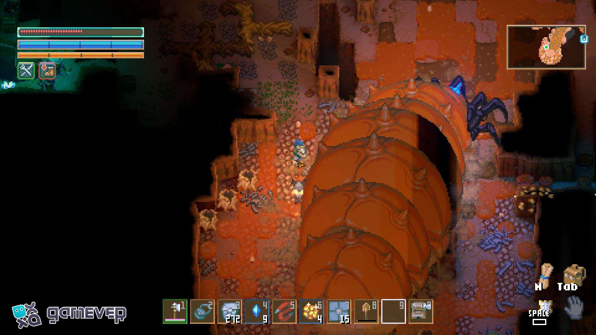 Desbloquea la teletransportación en Core Keeper 1.0 al derrotar a Gorn el Devorador