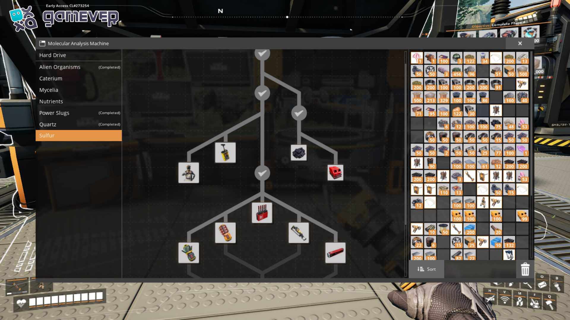 Investiga el Detonador Nobelisk y Bombas en Satisfactory