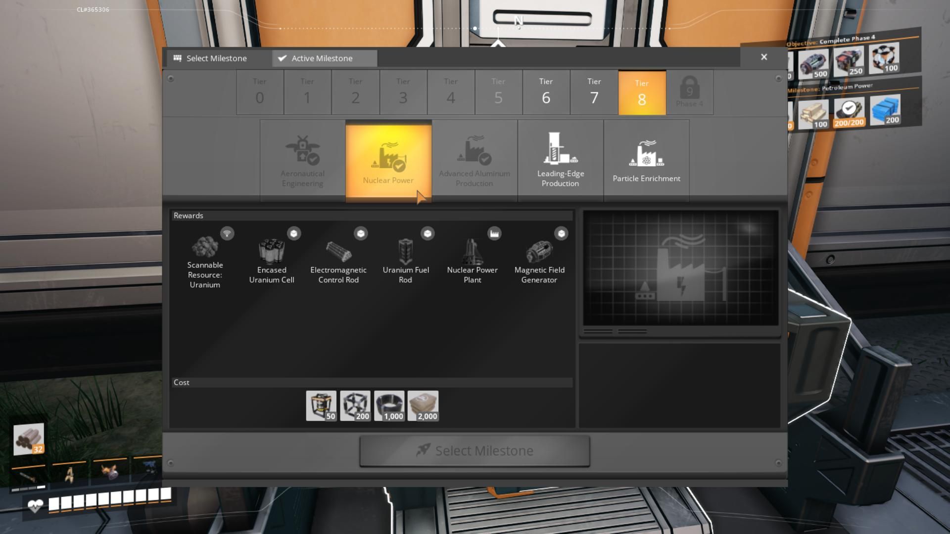 Schalte Uraniumtechnologie in Satisfactory Release 1.0 frei