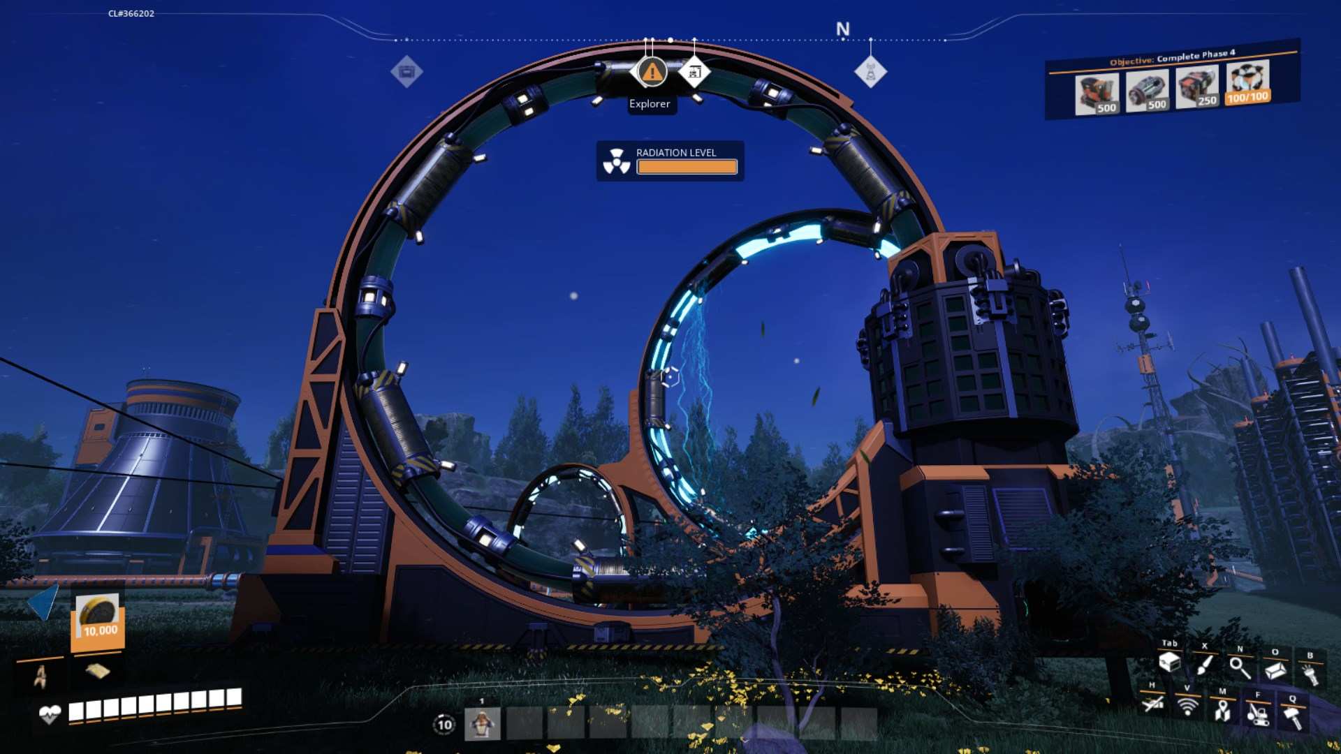 Baue mehrere Teilchenbeschleuniger, um die Produktion in Satisfactory Release 1.0 zu optimieren.