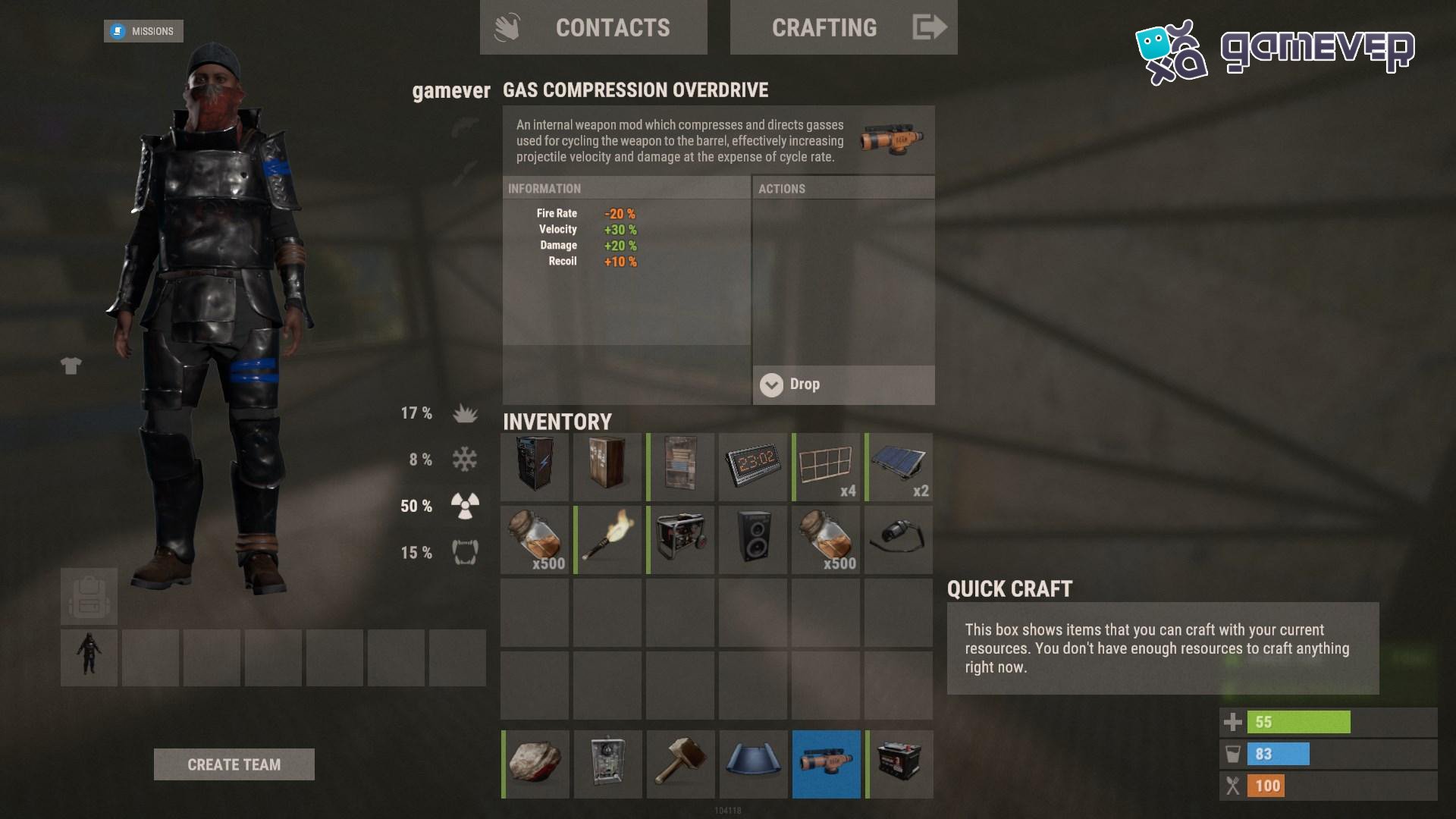 Aumenta el daño de tu arma con el GCO en la actualización de Rust