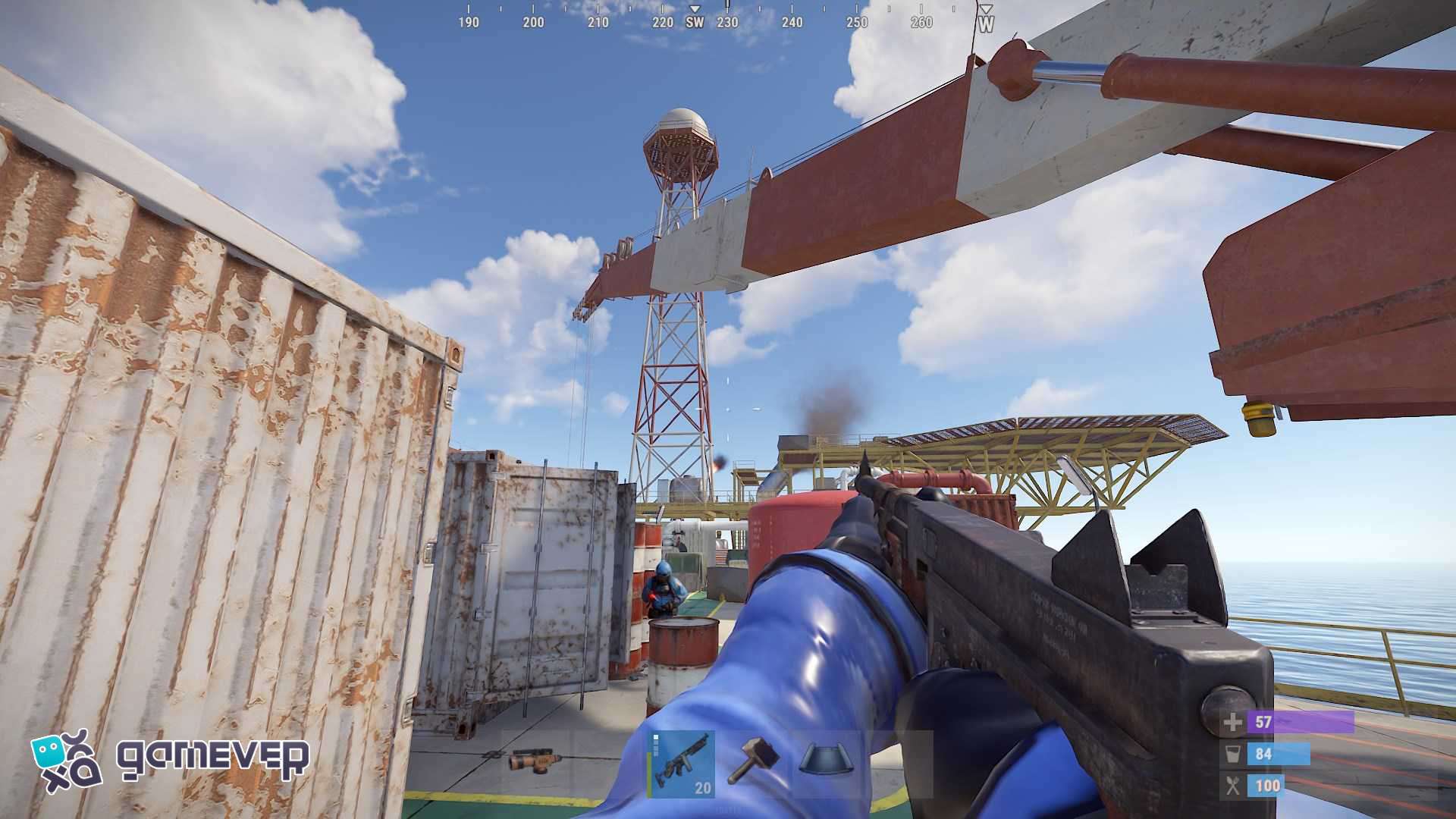 Encuentra Turbinas Eólicas en Cajas Cerradas o Plataforma Petrolífera en Rust