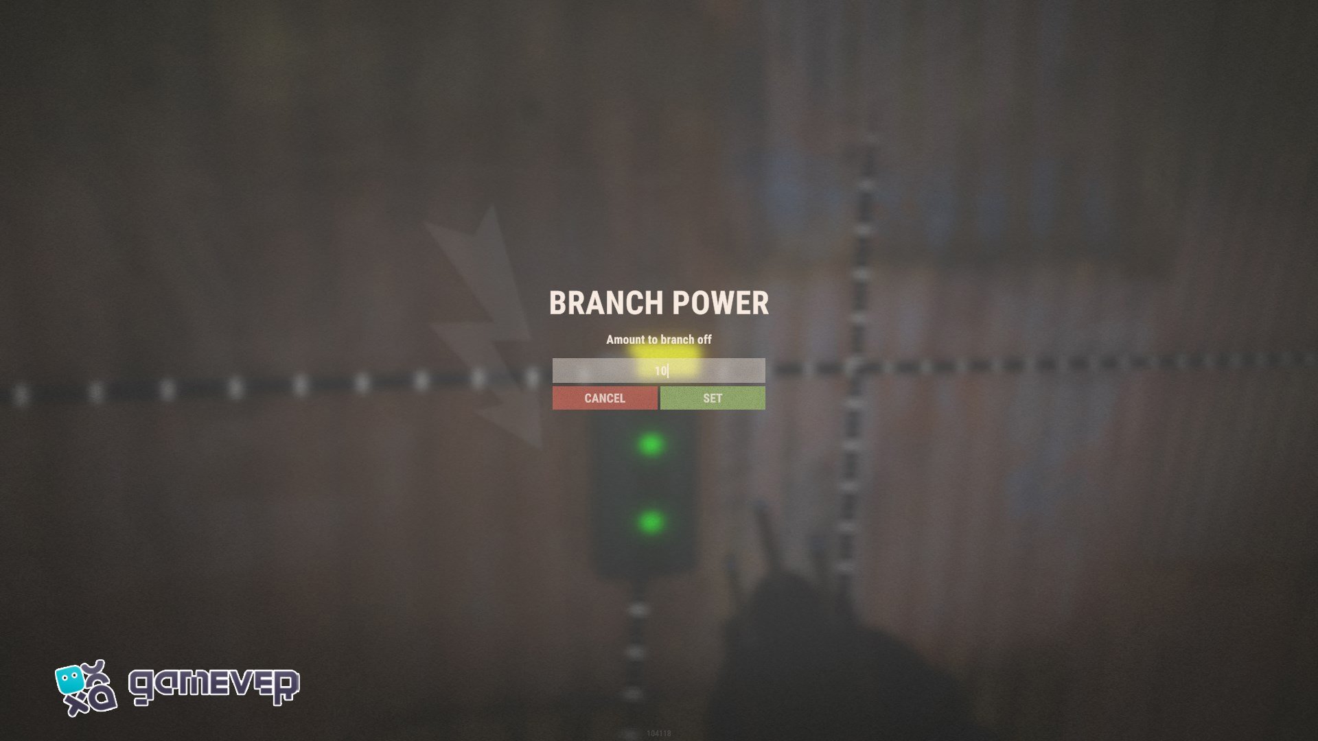 Ajusta la cantidad de energía del Branch Out en Rust