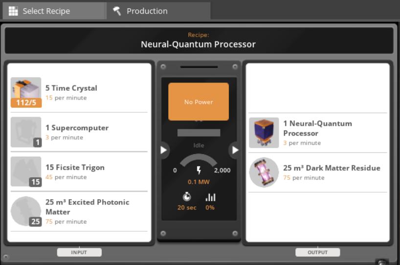Verwende Zeitkristalle, um Neural-Quantum-Prozessoren in Satisfactory Release 1.0 herzustellen