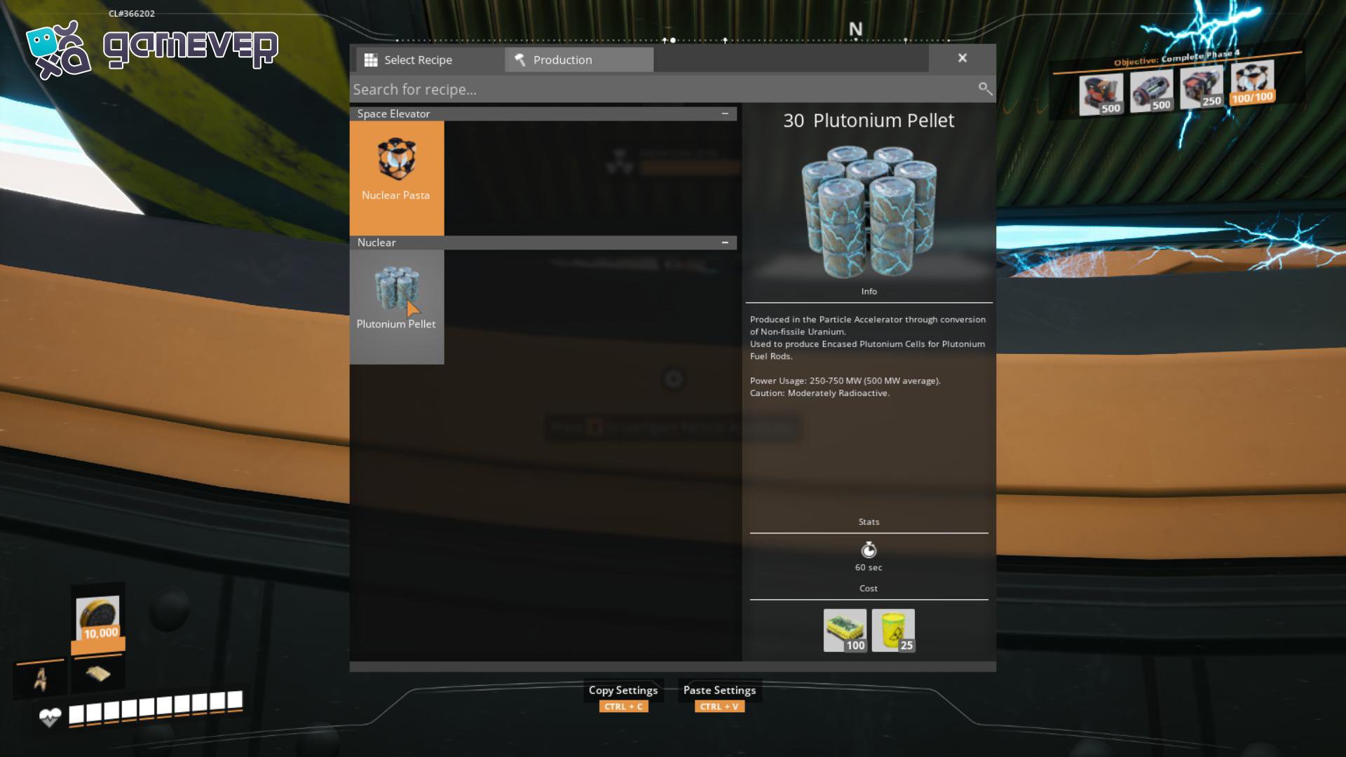 Ensambla Celdas de Plutonio Reforzadas para la producción final en Satisfactory Versión 1.0