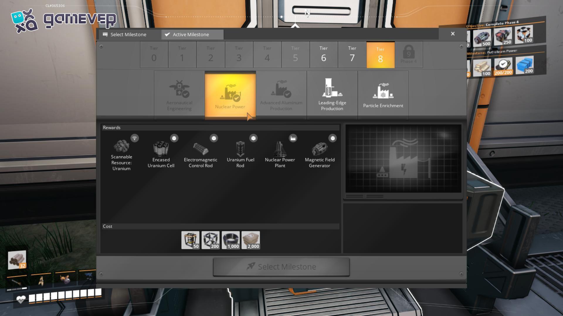 Ubica los nodos de Uranio en Satisfactory Versión 1.0