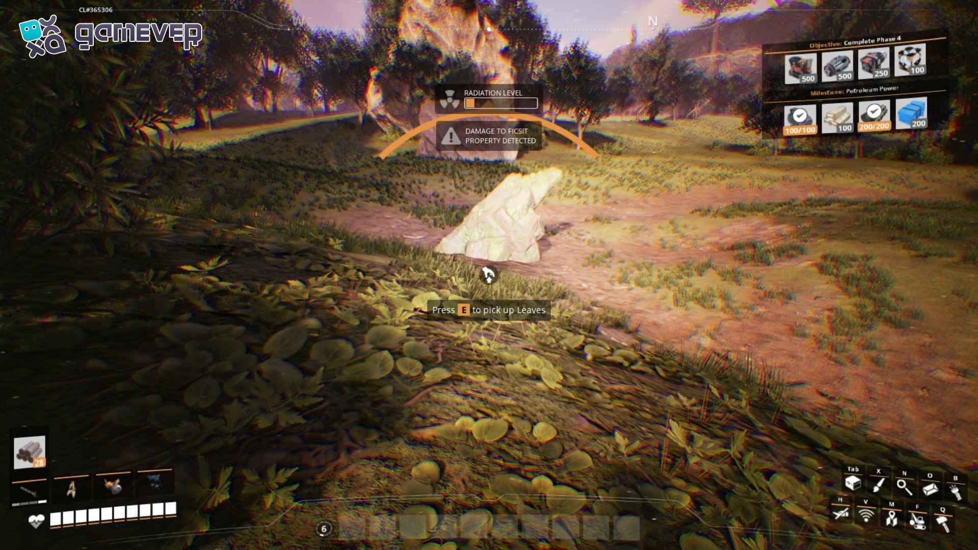 Ten cuidado al acercarte a los nodos radiactivos en Satisfactory