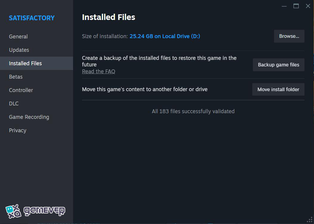 Verifica los archivos del juego si tienes problemas en Satisfactory Versión 1.0