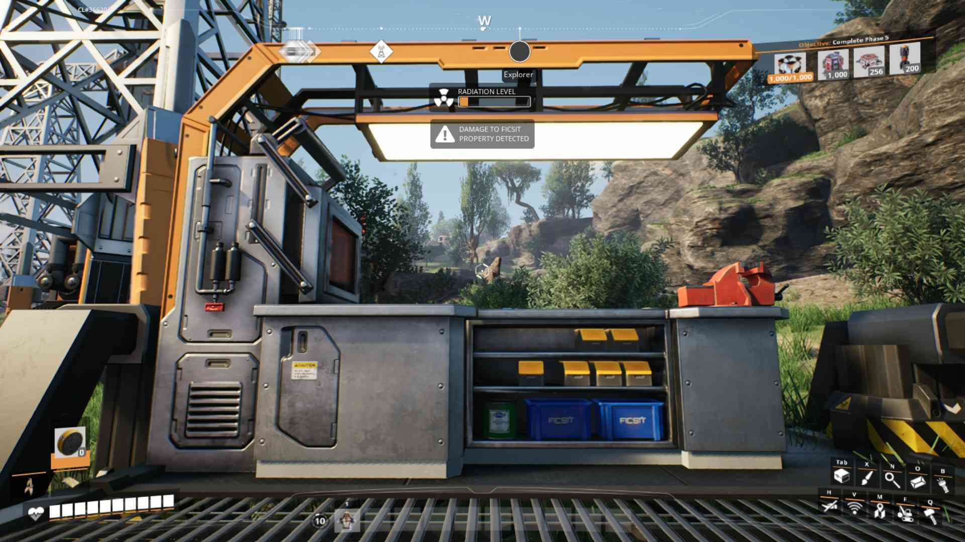 Stelle SAM-Fluktuatoren manuell an der Craft Bench in Satisfactory Release 1.0 her