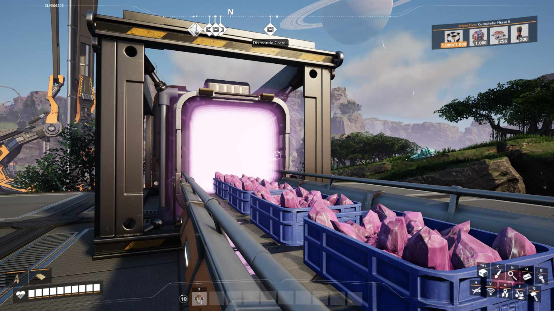 Konstruiere Dimensional Depot Uploader mit SAM-Fluktuatoren in Satisfactory Release 1.0