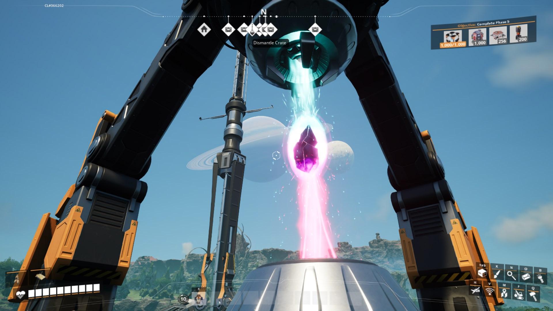 Stelle neue Alien-Technologie-Bauteile in Satisfactory Release 1.0 her