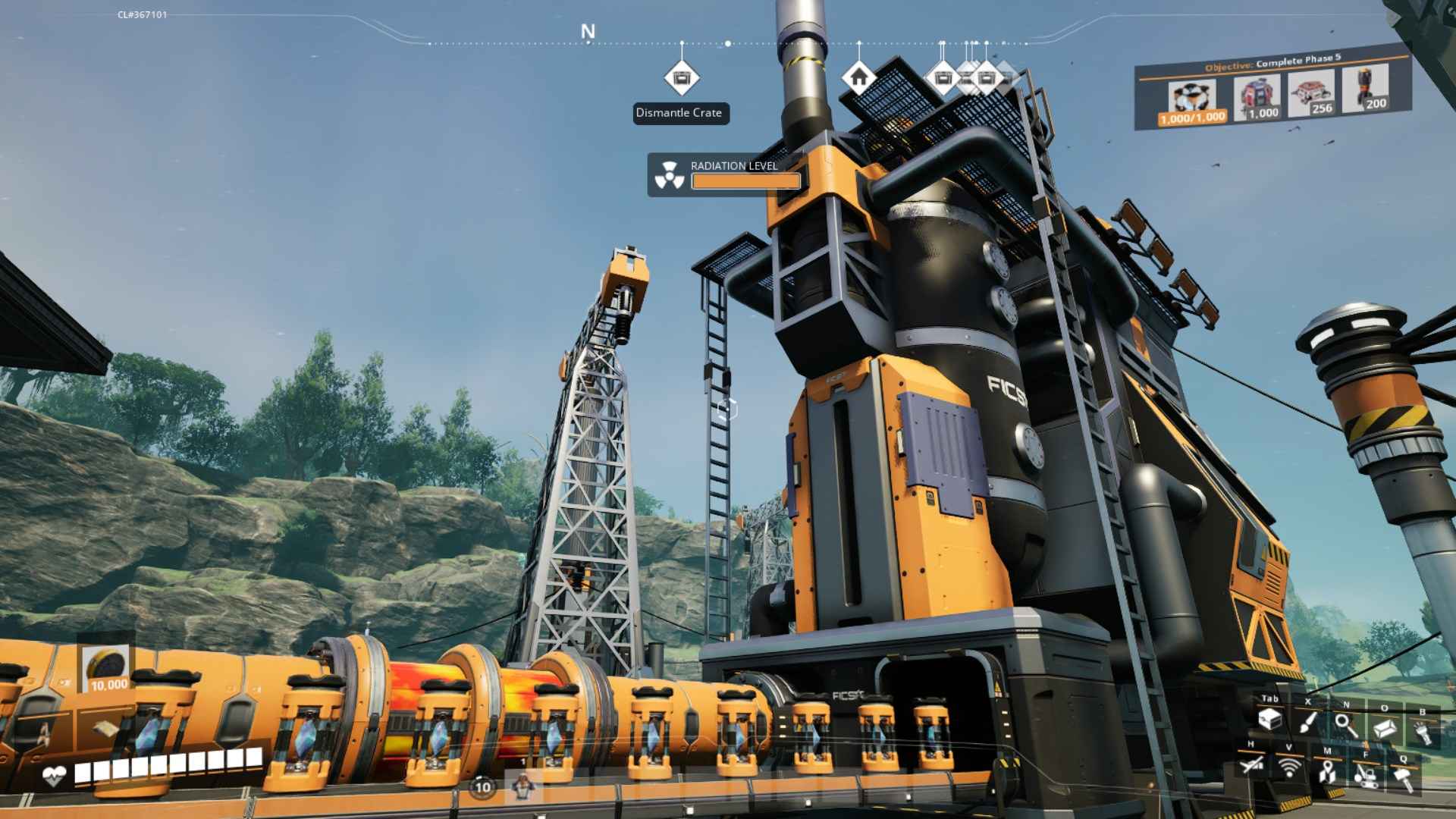 Sieh zu, wie dein ionisierter Treibstoff in Satisfactory Release 1.0 produziert wird!