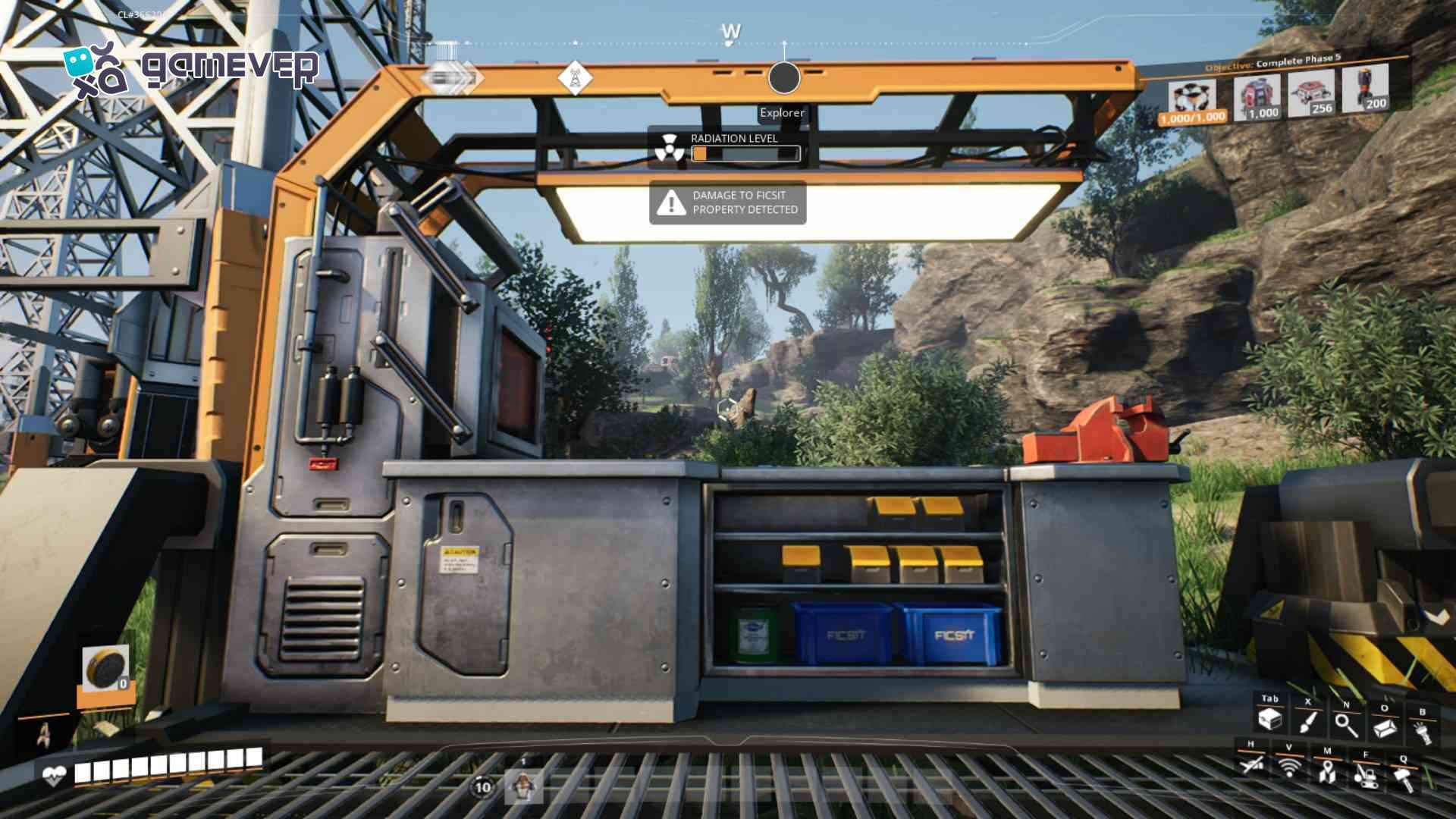 Fabrica manualmente Fluctuadores SAM en la Mesa de Trabajo en la versión 1.0 de Satisfactory