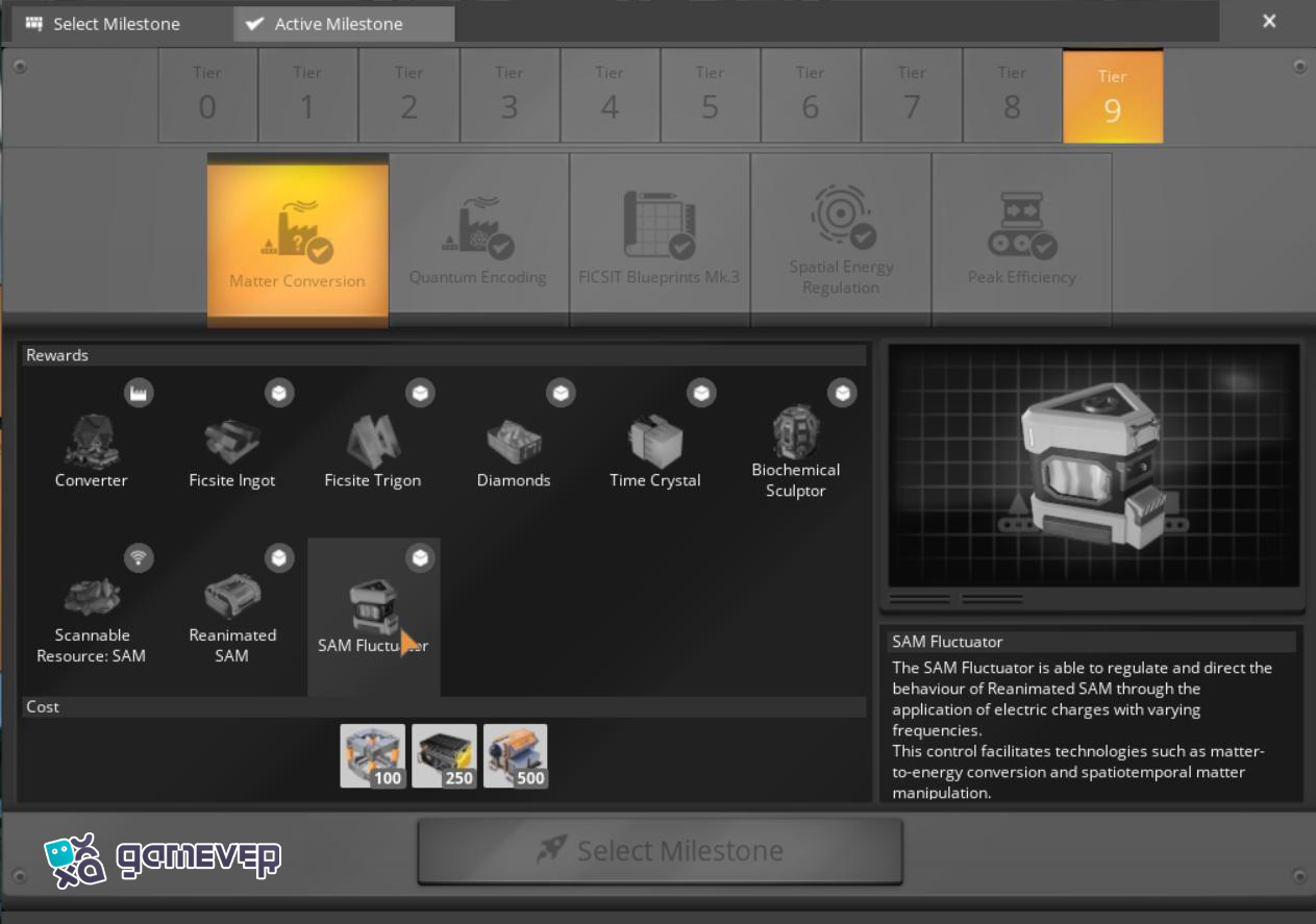 Desbloquea la Investigación de Conversión de Materia en el HUB en Satisfactory 1.0