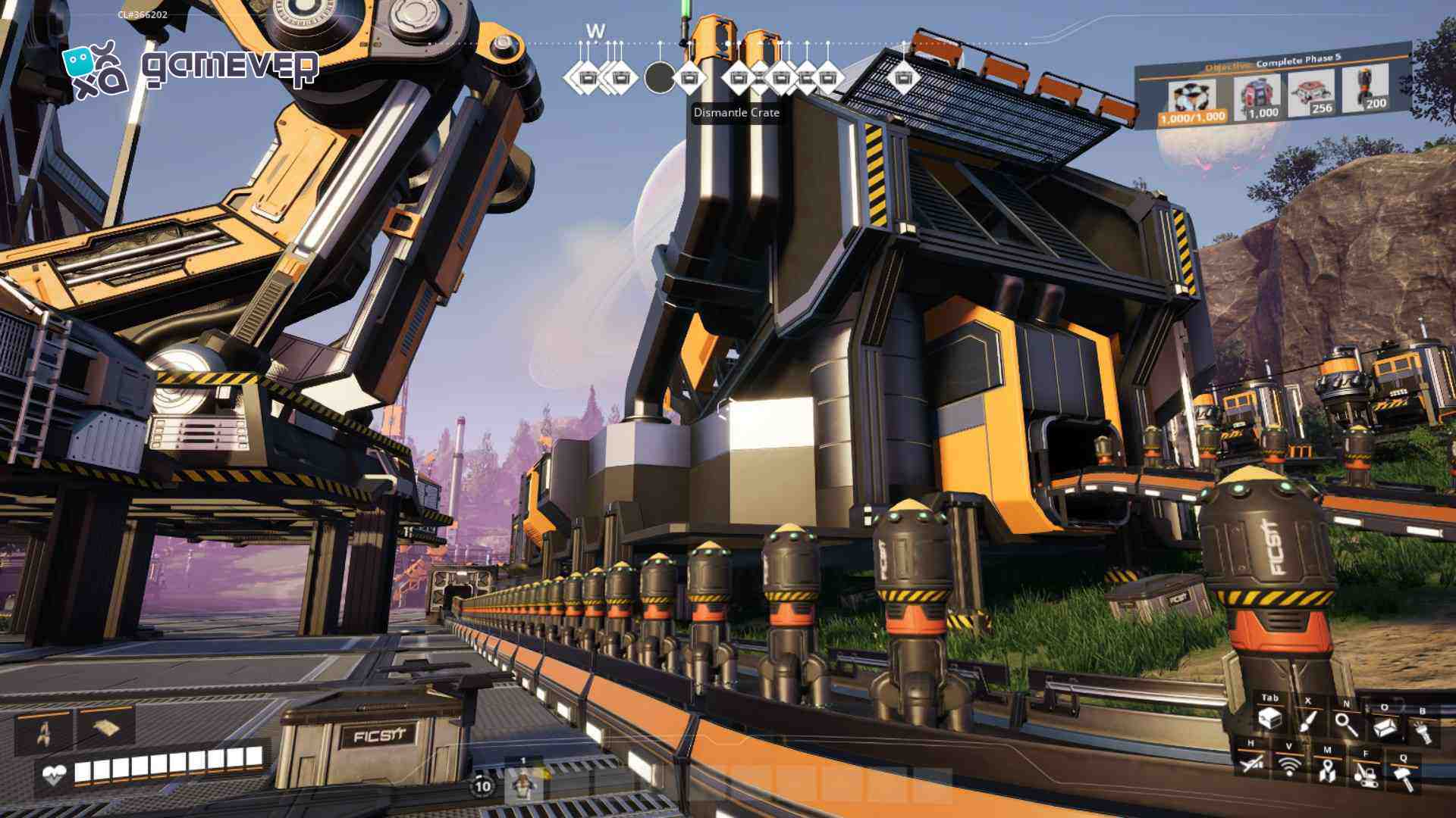 Lleva un seguimiento de tus recursos en la versión 1.0 de Satisfactory