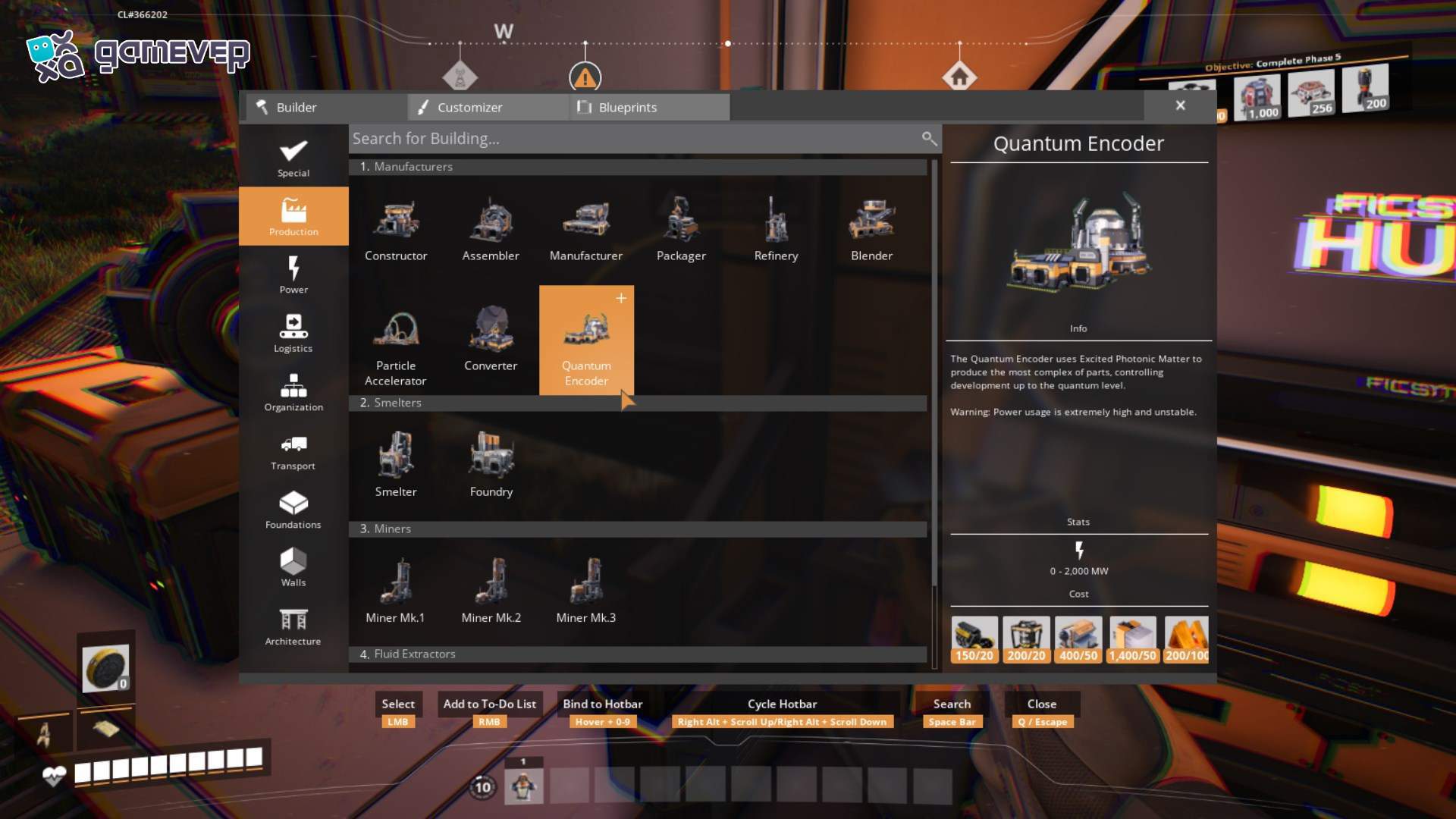 Reúne recursos para el Codificador Cuántico en la versión 1.0 de Satisfactory